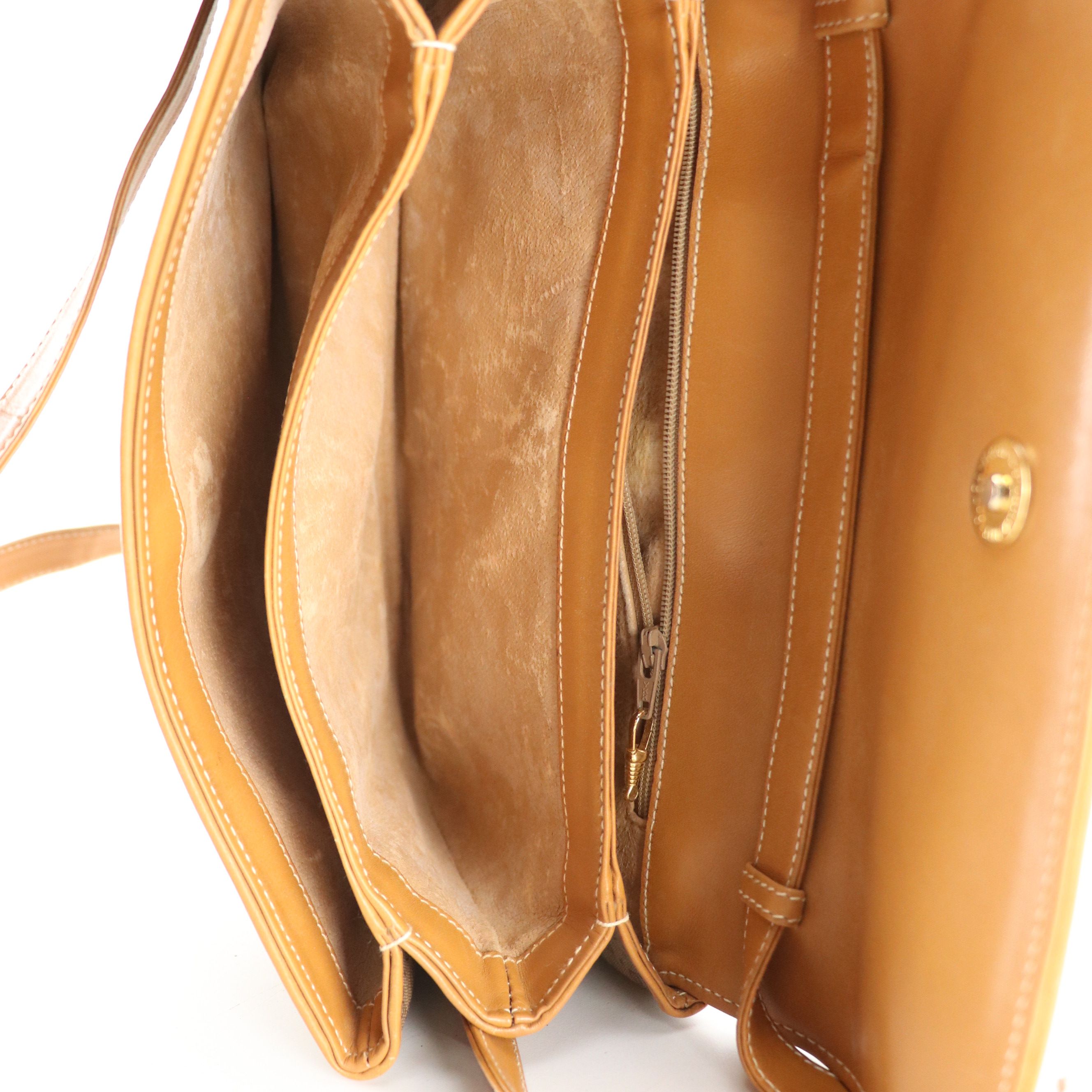 Gucci Micro GG Supreme Canvas and Tan Leather Crossbody Bag