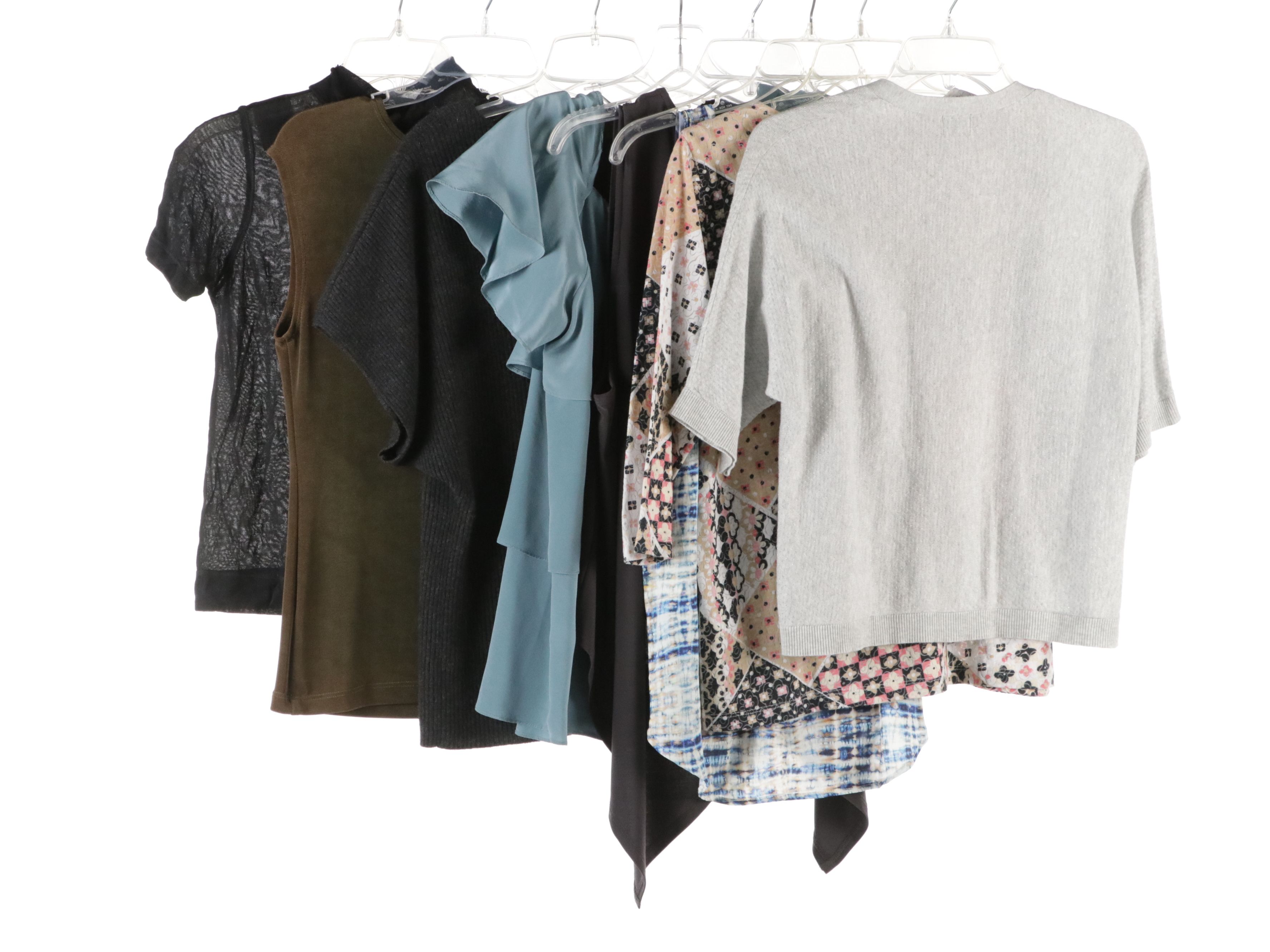 Piazza Sempione Cashmere/Silk Top, Neiman Marcus Cashmere Sweater & More Tops