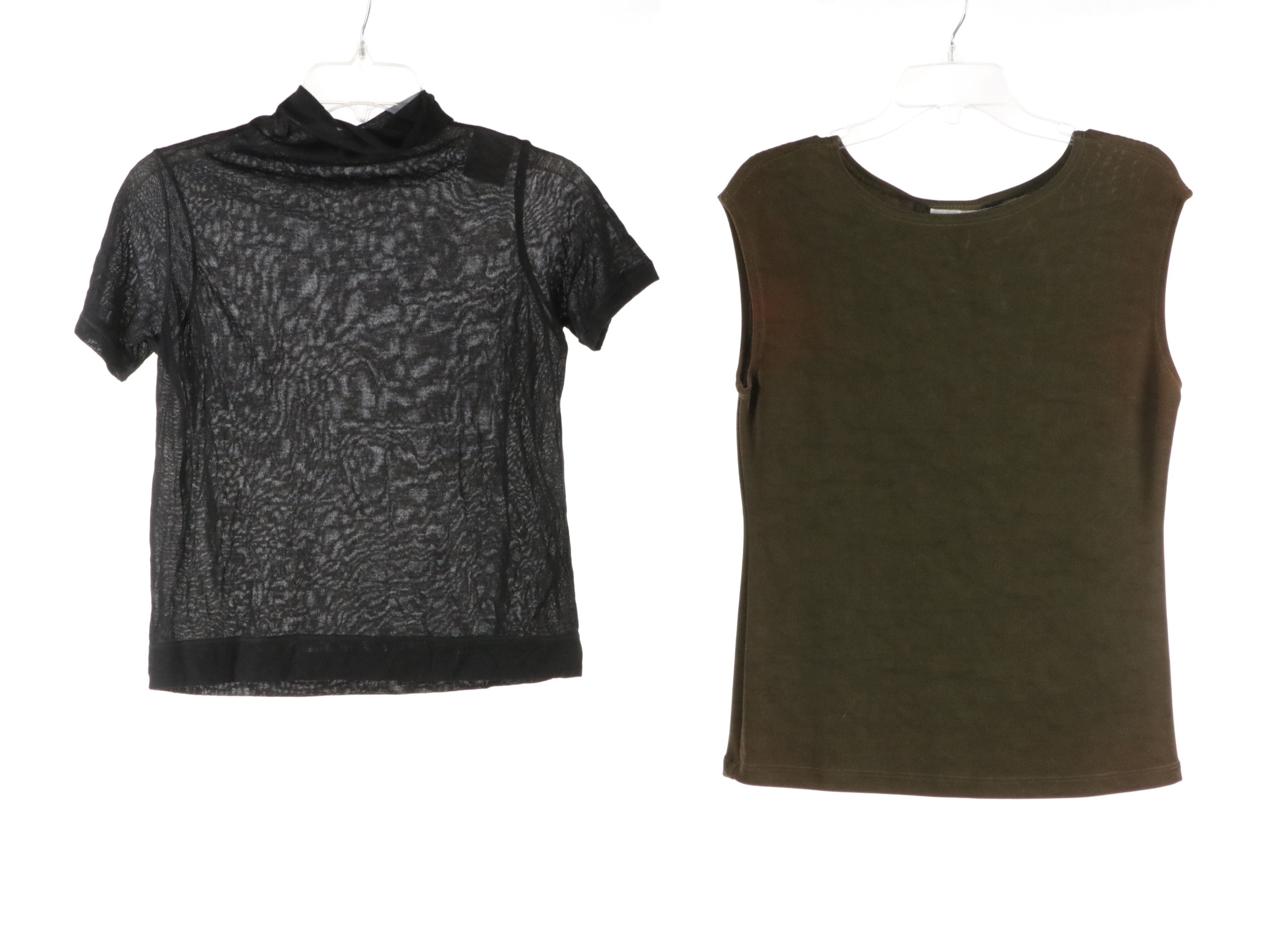 Piazza Sempione Cashmere/Silk Top, Neiman Marcus Cashmere Sweater & More Tops