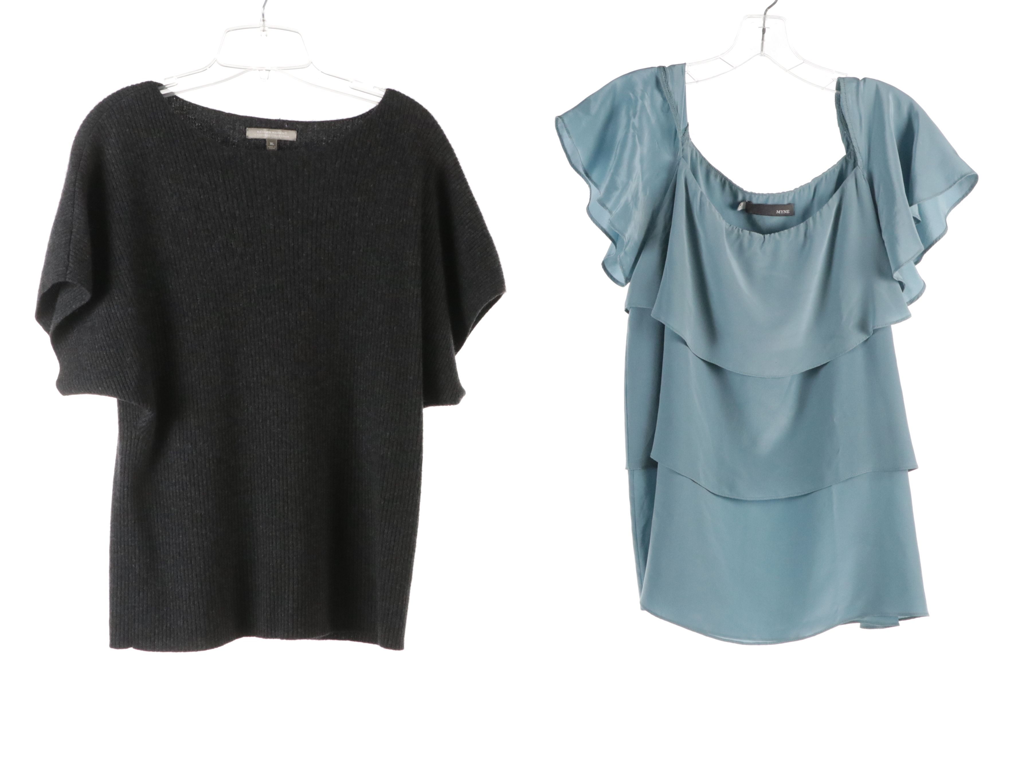 Piazza Sempione Cashmere/Silk Top, Neiman Marcus Cashmere Sweater & More Tops