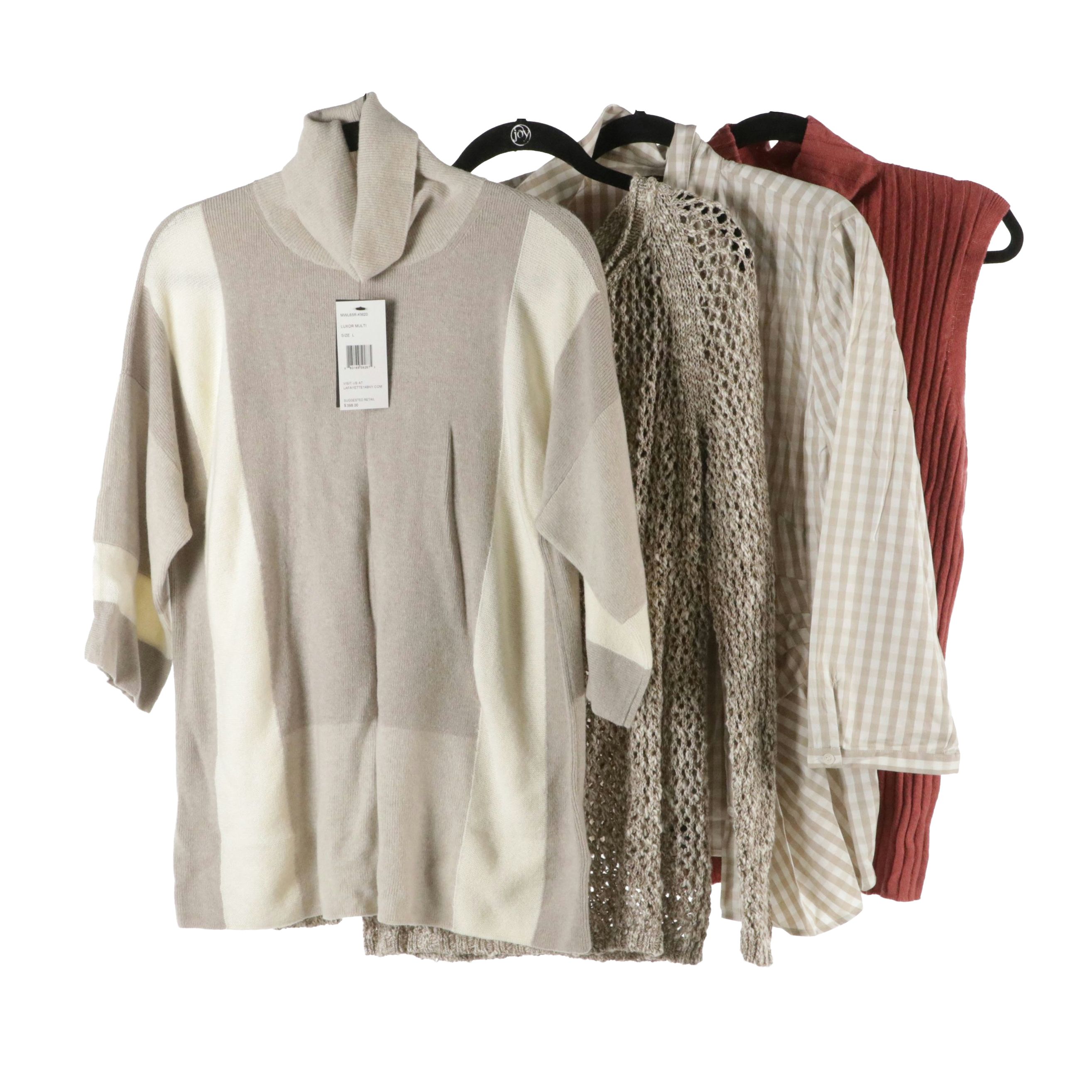 Lafayette New York Sweater, Shirt, Turtleneck, and Sleeveless Turtleneck