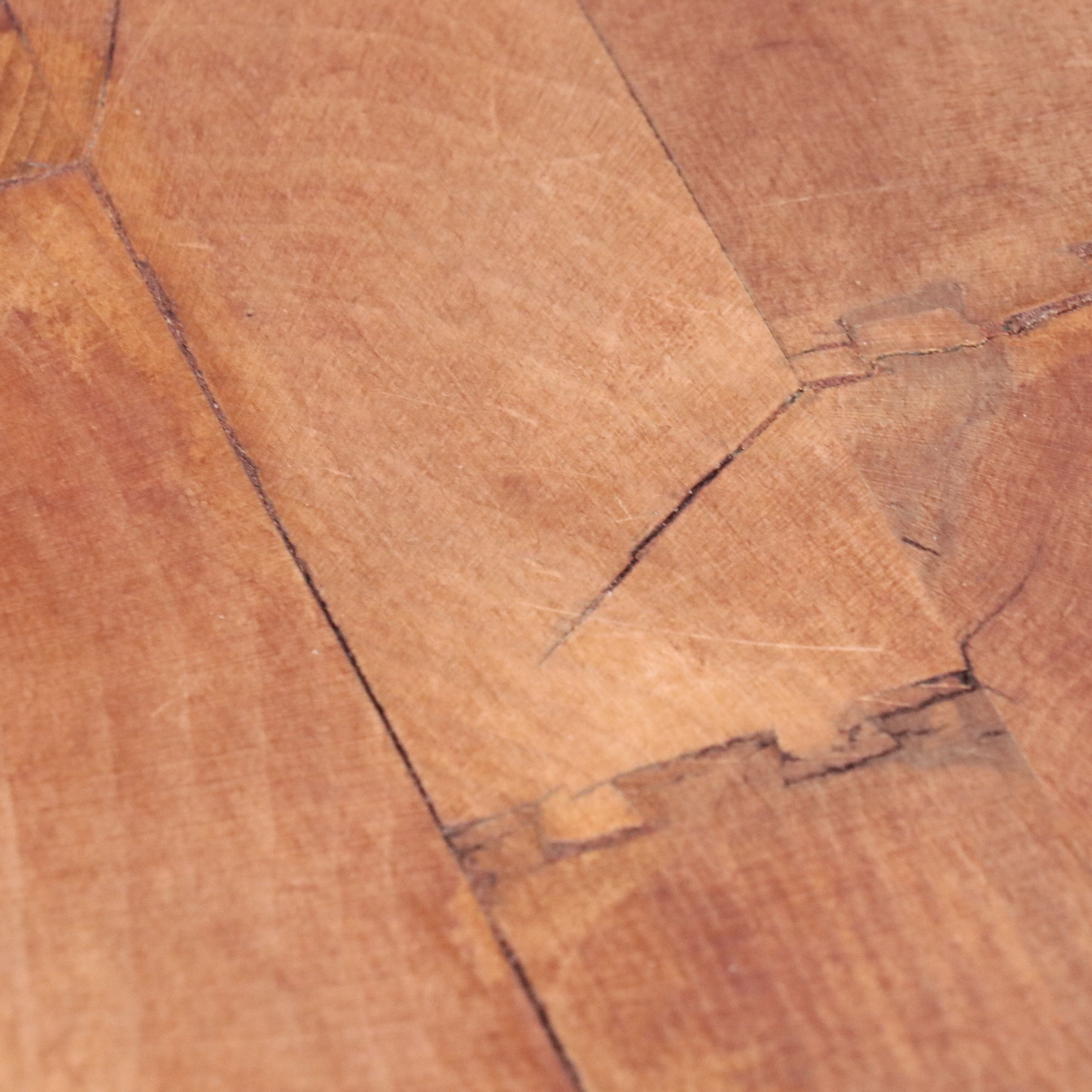 Primitive Style Wooden Free Standing Butcher's Block