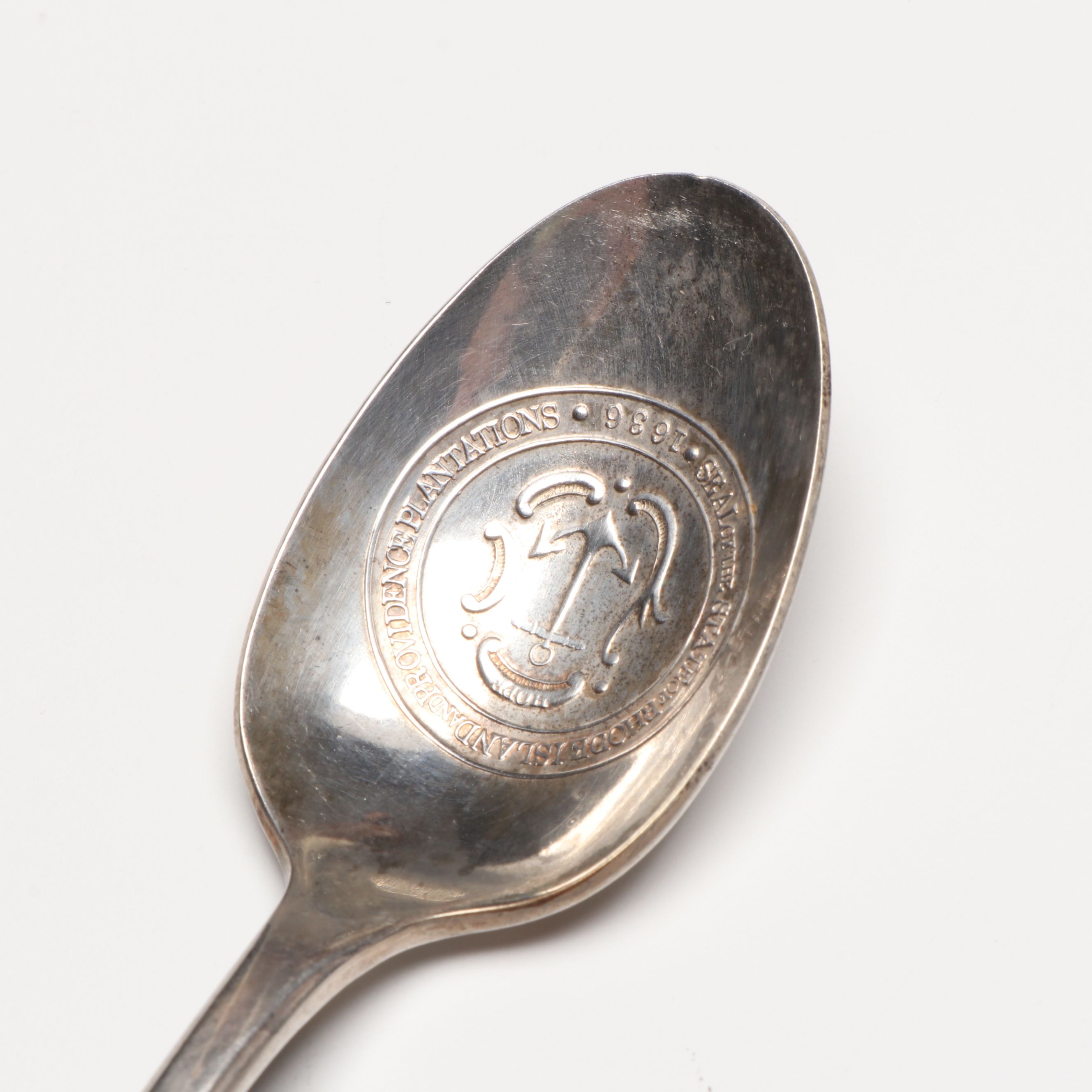 Fostoria American Coin Candy Dish with Historical Figurines and Other Tableware