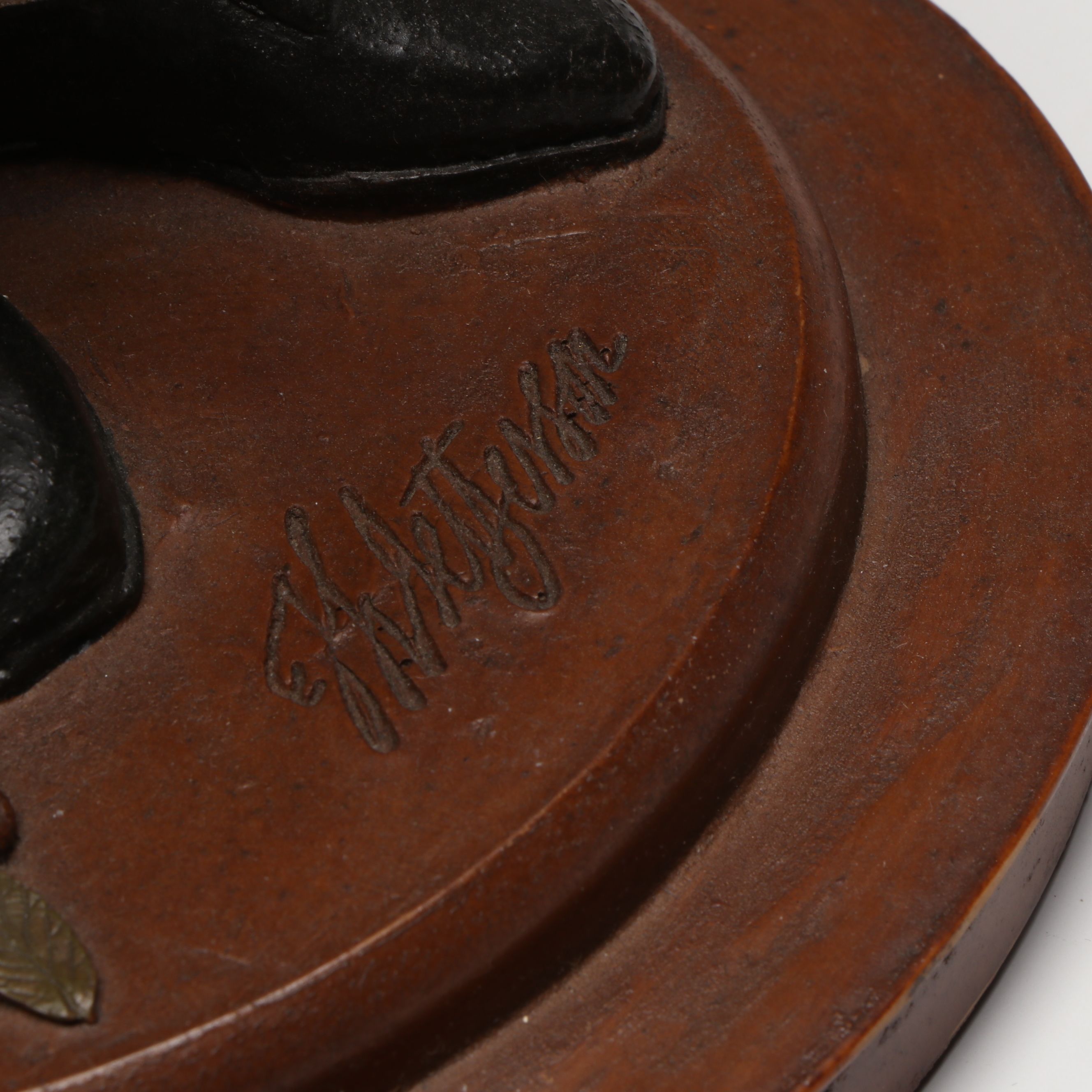 Fostoria American Coin Candy Dish with Historical Figurines and Other Tableware