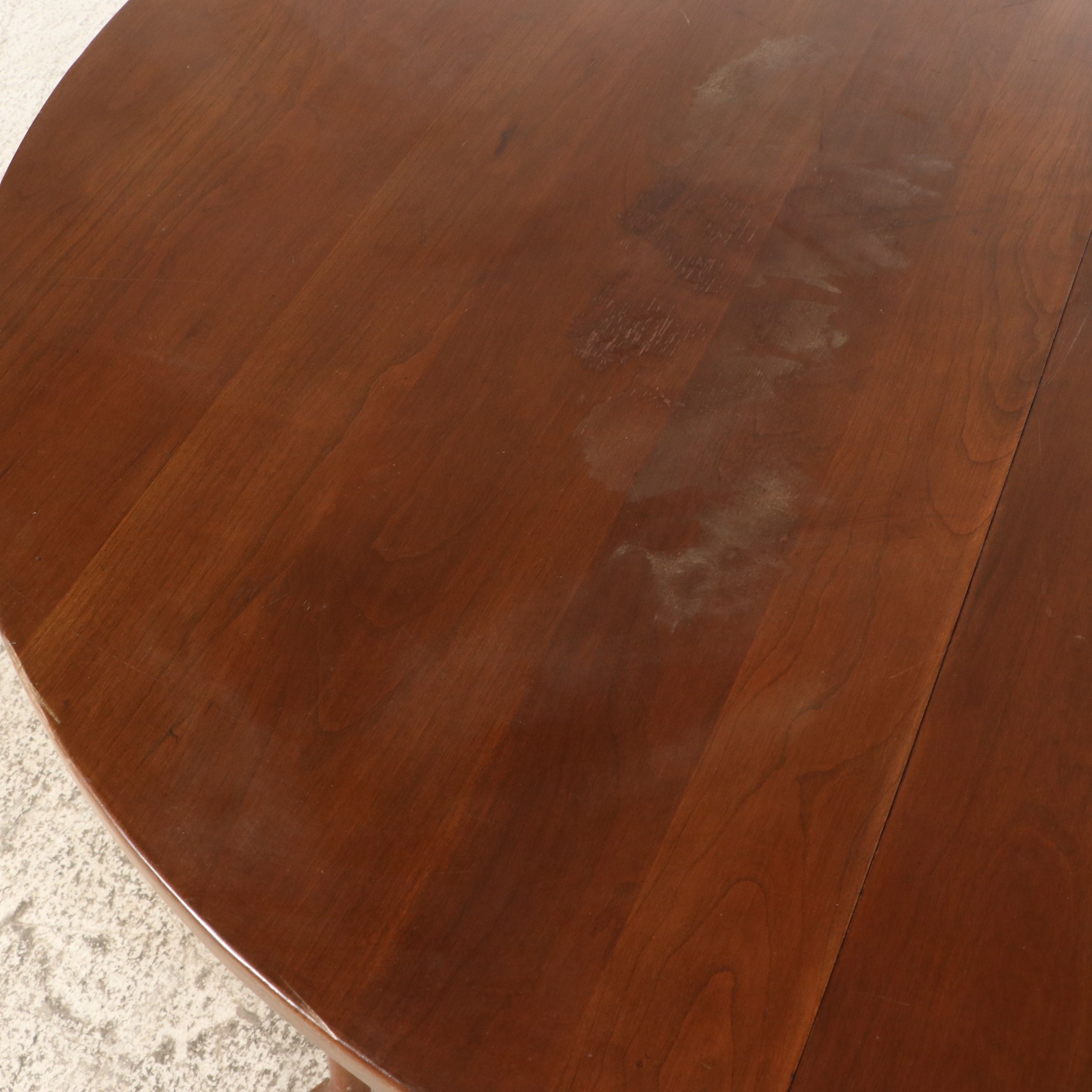 Pennsylvania House Colonial Style Cherry Finish Extending Dining Table