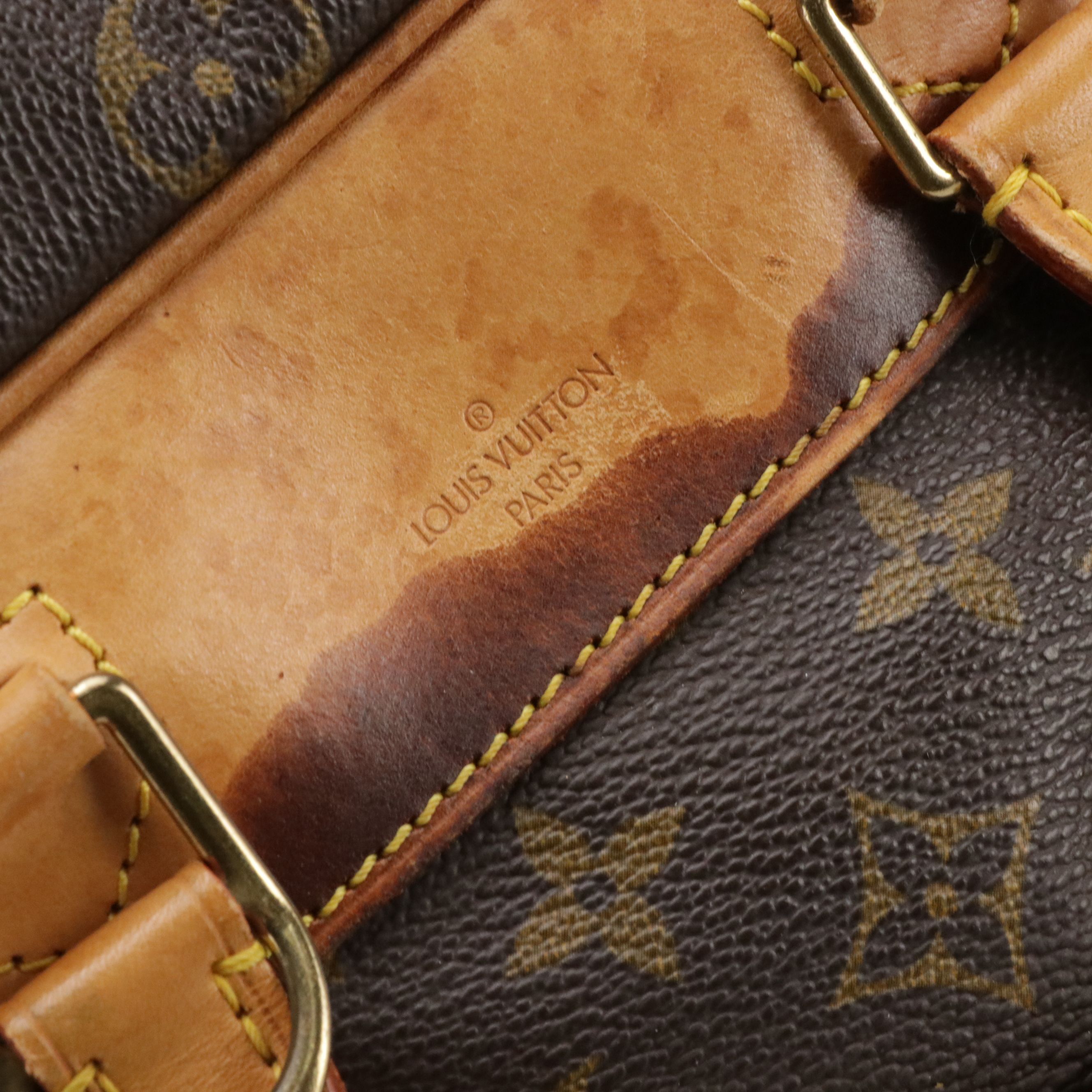 Louis Vuitton Deauville Handbag in Monogram Canvas and Vachetta Leather