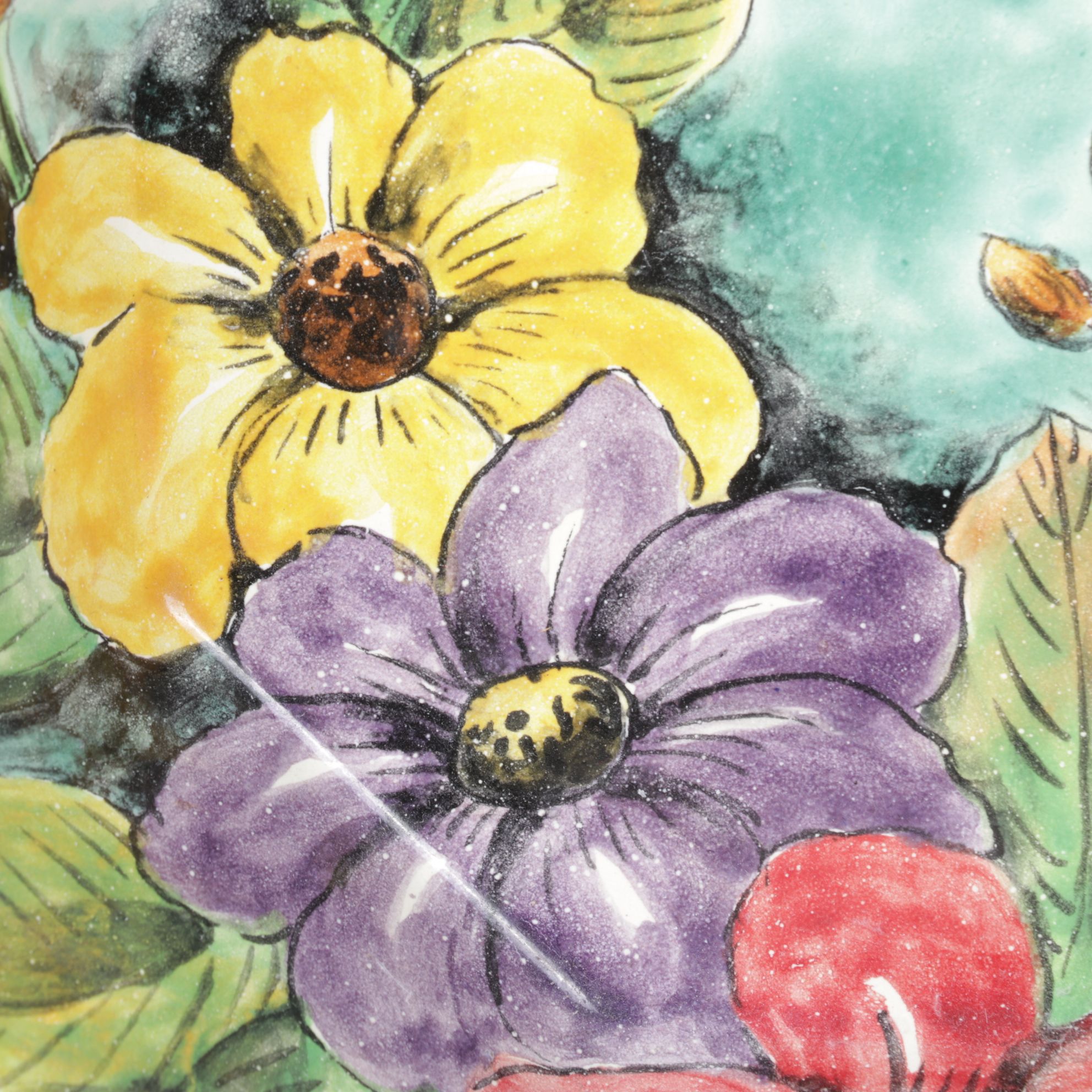 Santa Rosa Mexican Majolica Vegetable Dish