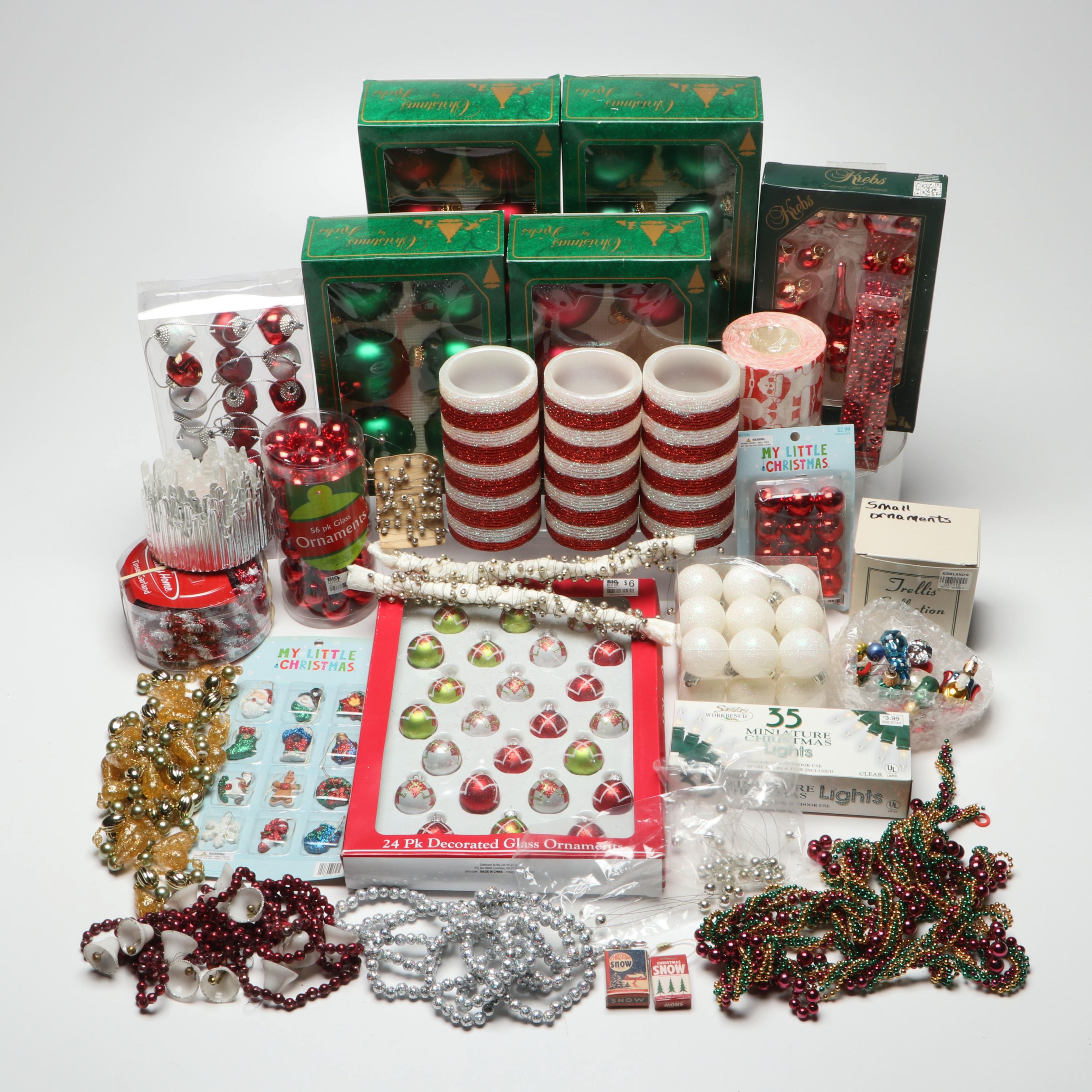 Flameless Candles and Other Christmas Décor