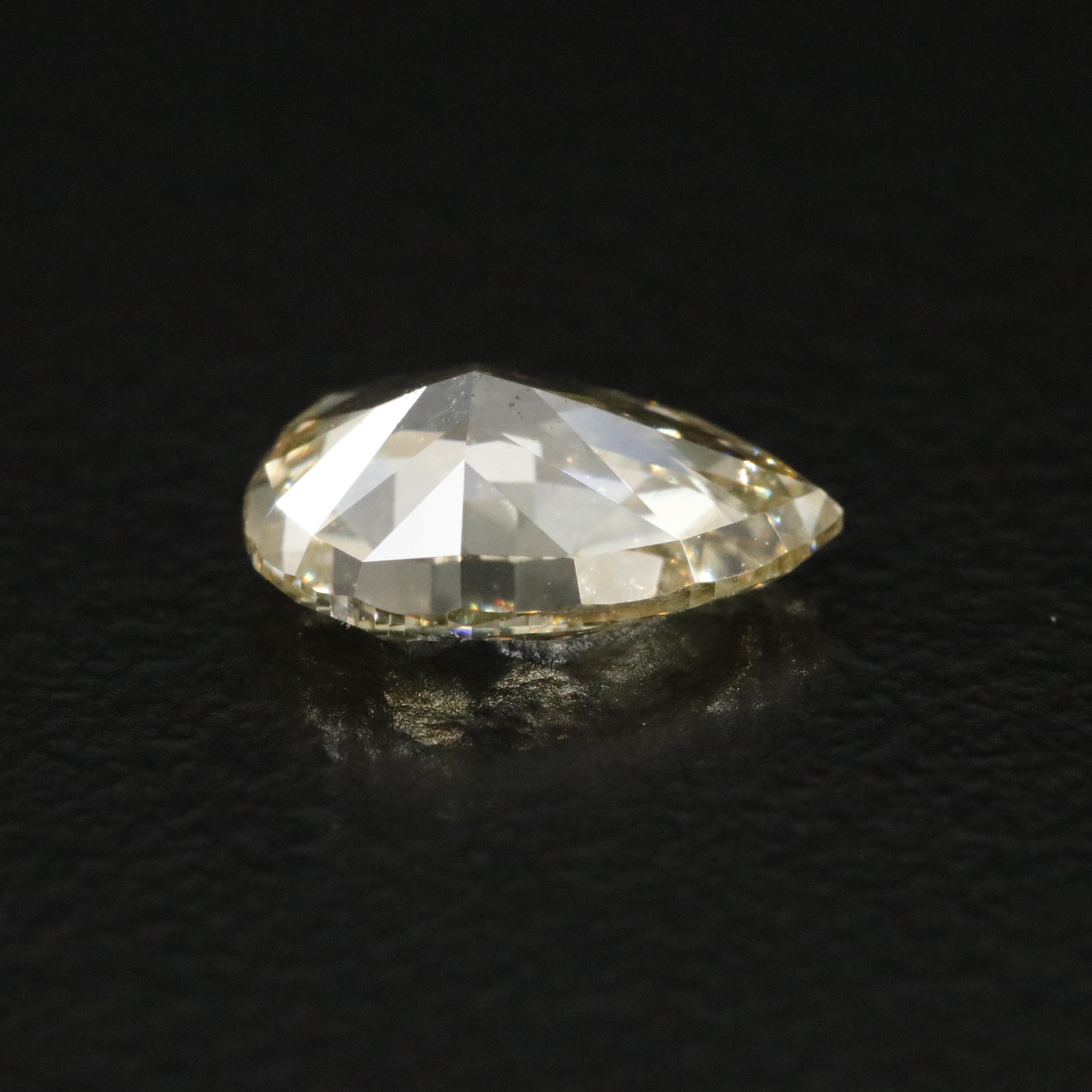 Loose 1.04 CT Lab Grown Fancy Yellow Diamond with IGI Report