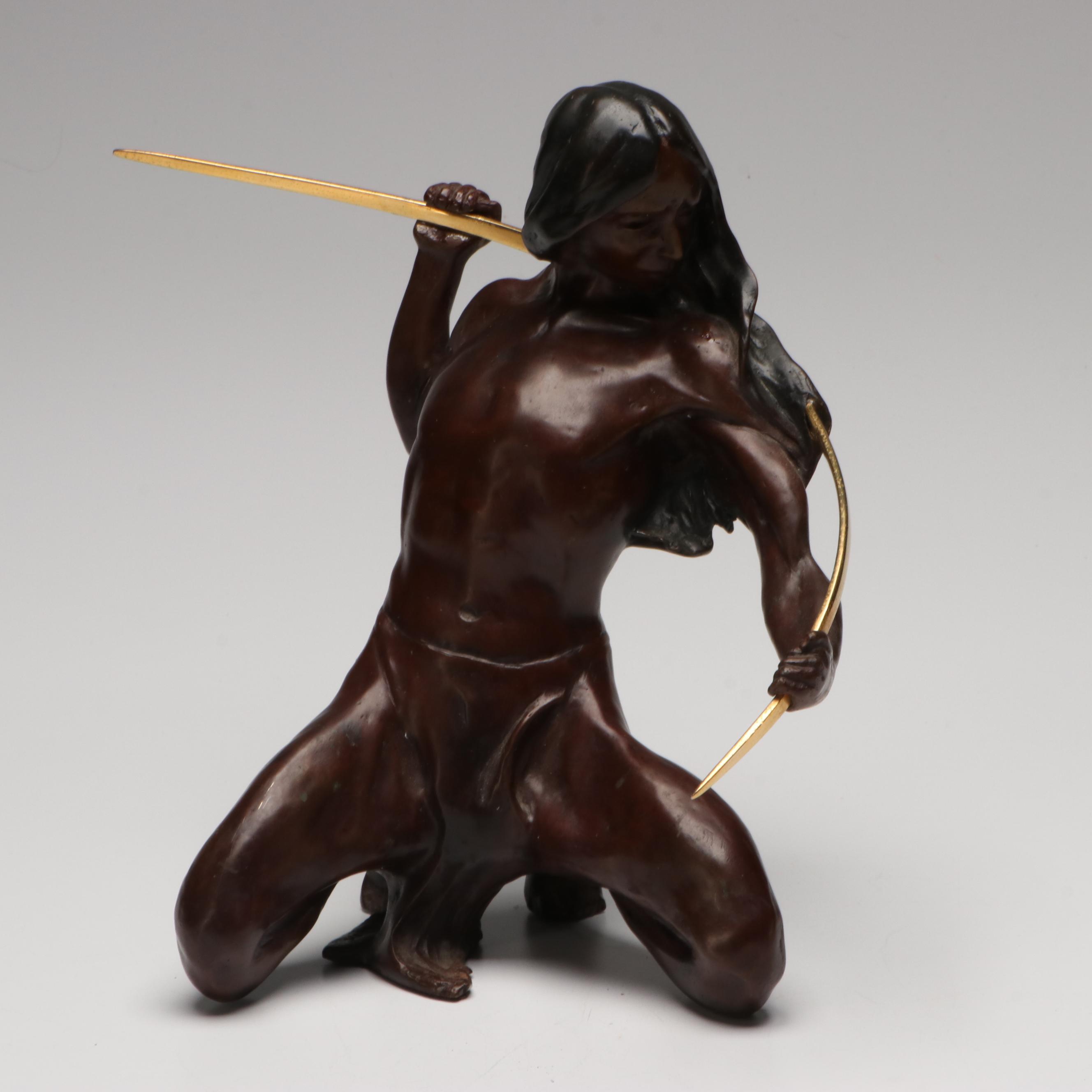 Denny Haskew Bronze Sculpture "Strength of the Maker"