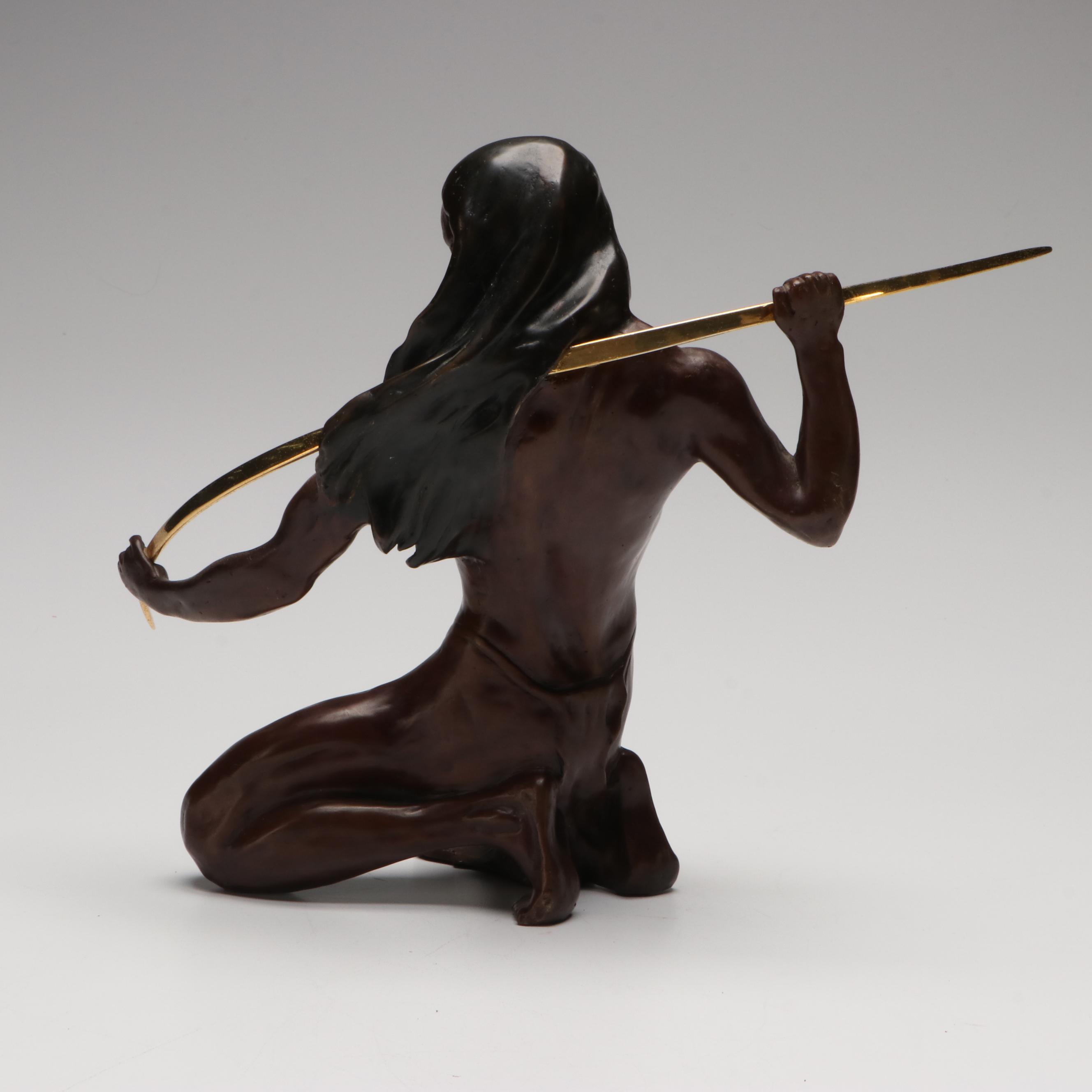 Denny Haskew Bronze Sculpture "Strength of the Maker"
