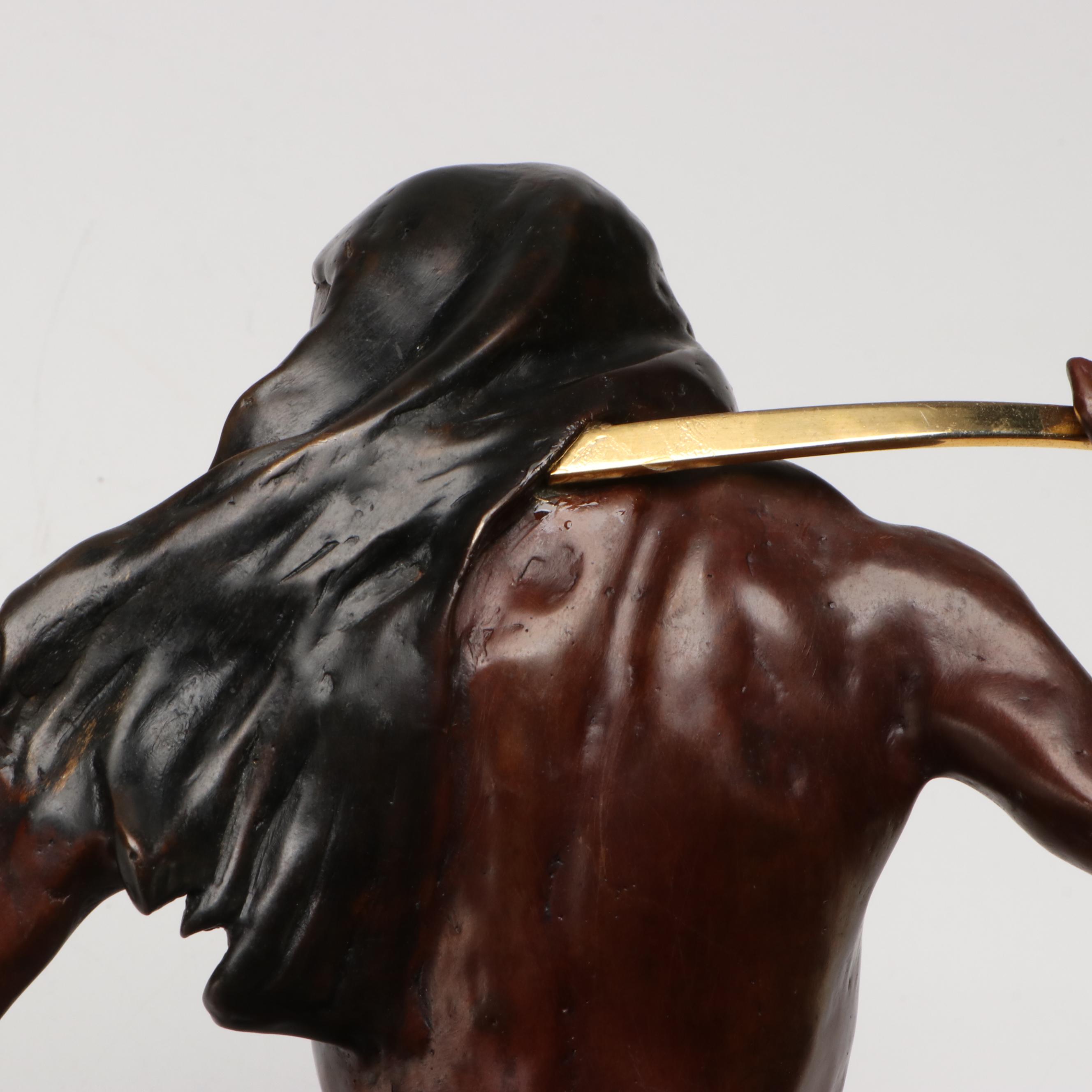 Denny Haskew Bronze Sculpture "Strength of the Maker"