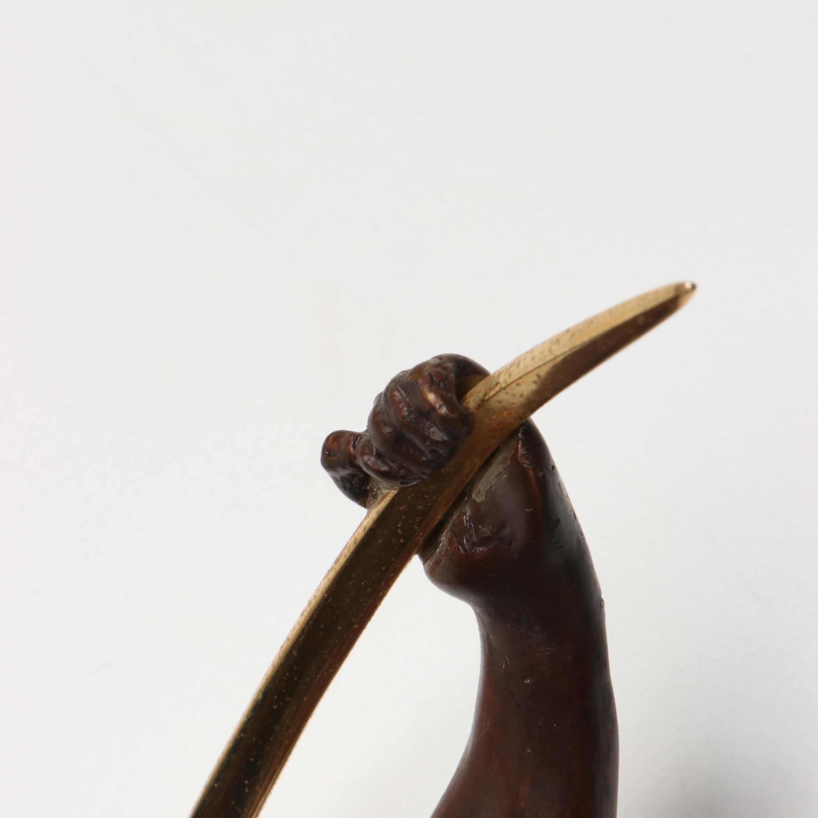 Denny Haskew Bronze Sculpture "Strength of the Maker"