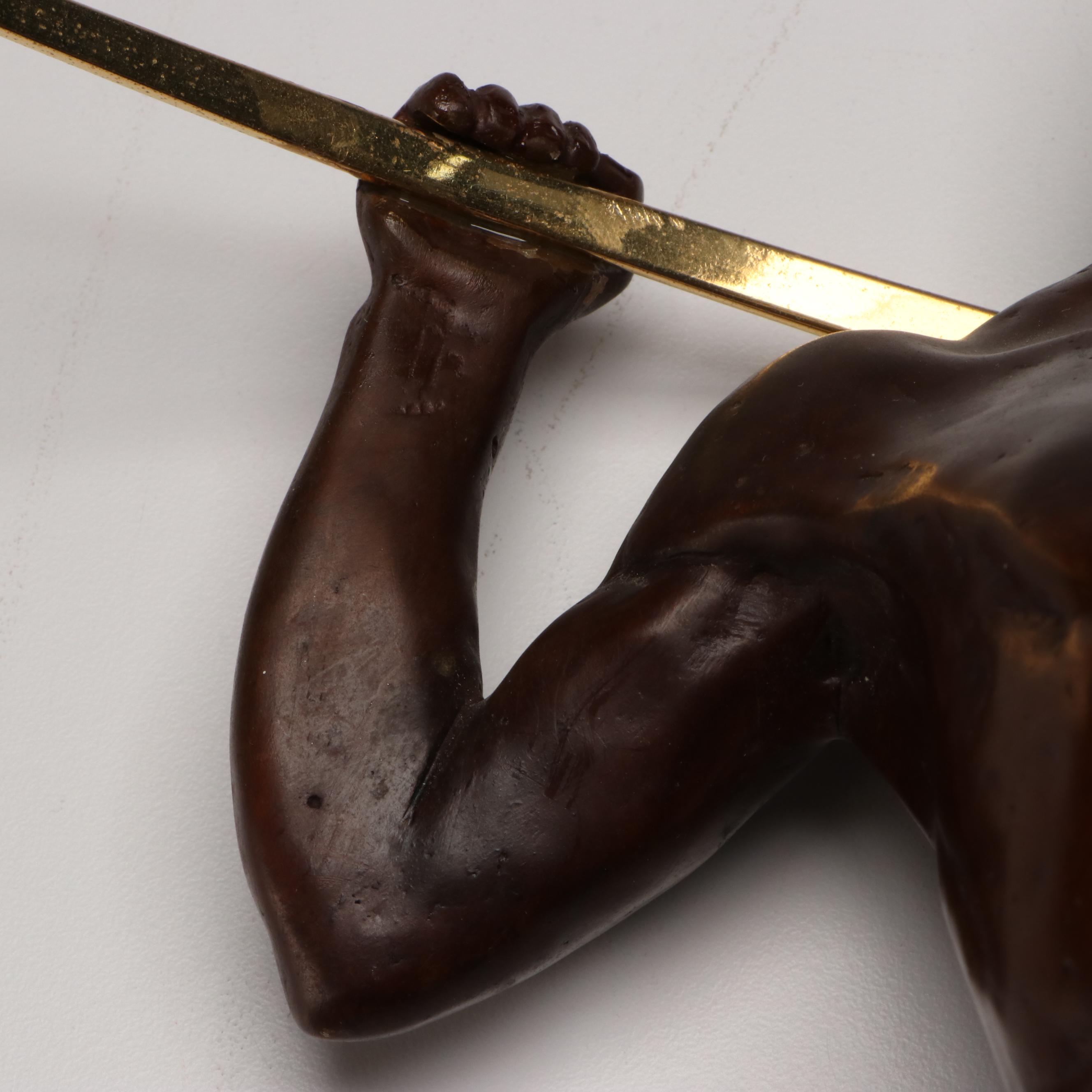 Denny Haskew Bronze Sculpture "Strength of the Maker"