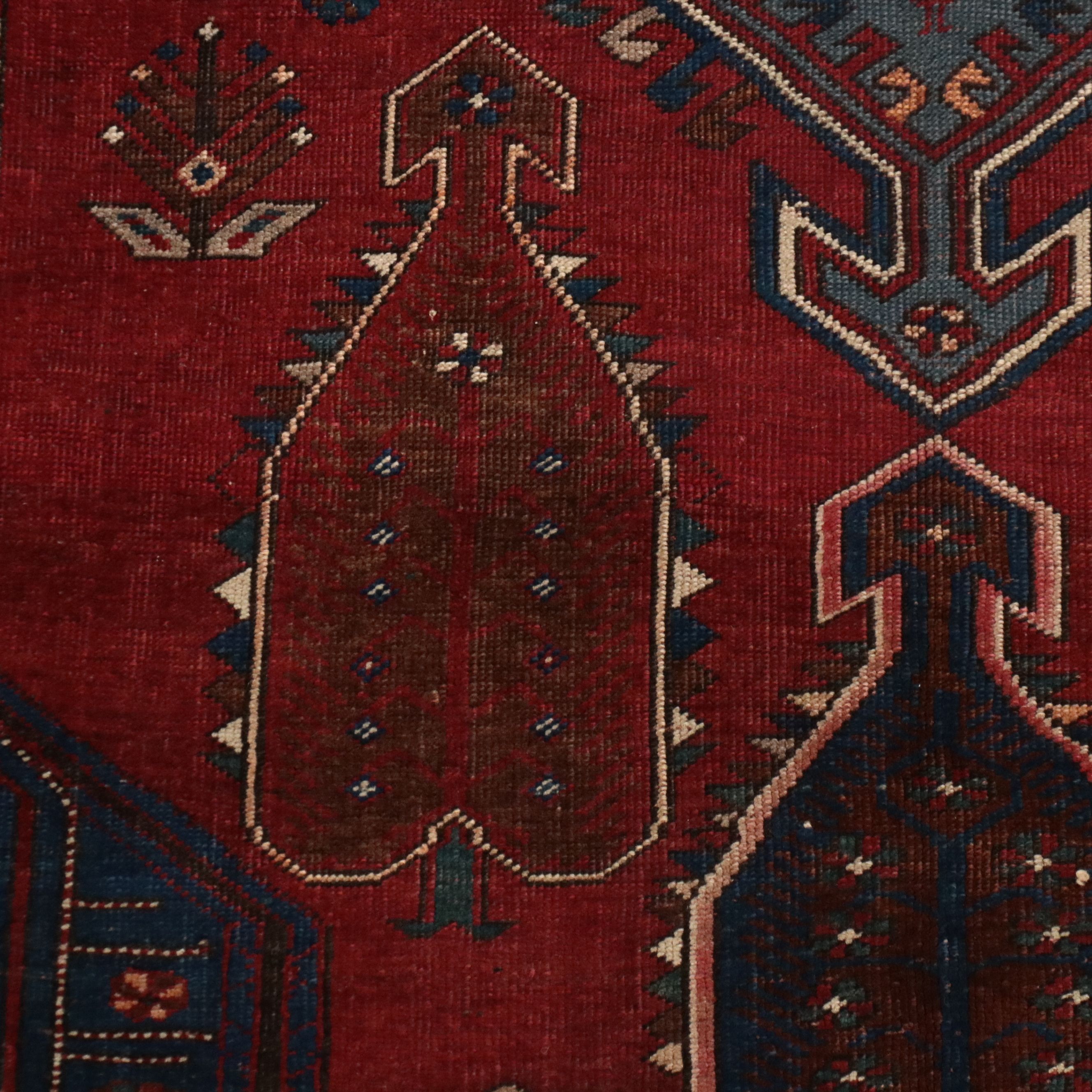 5'3 x 7'2 Hand-Knotted Afghani-Persian Style Area Rug