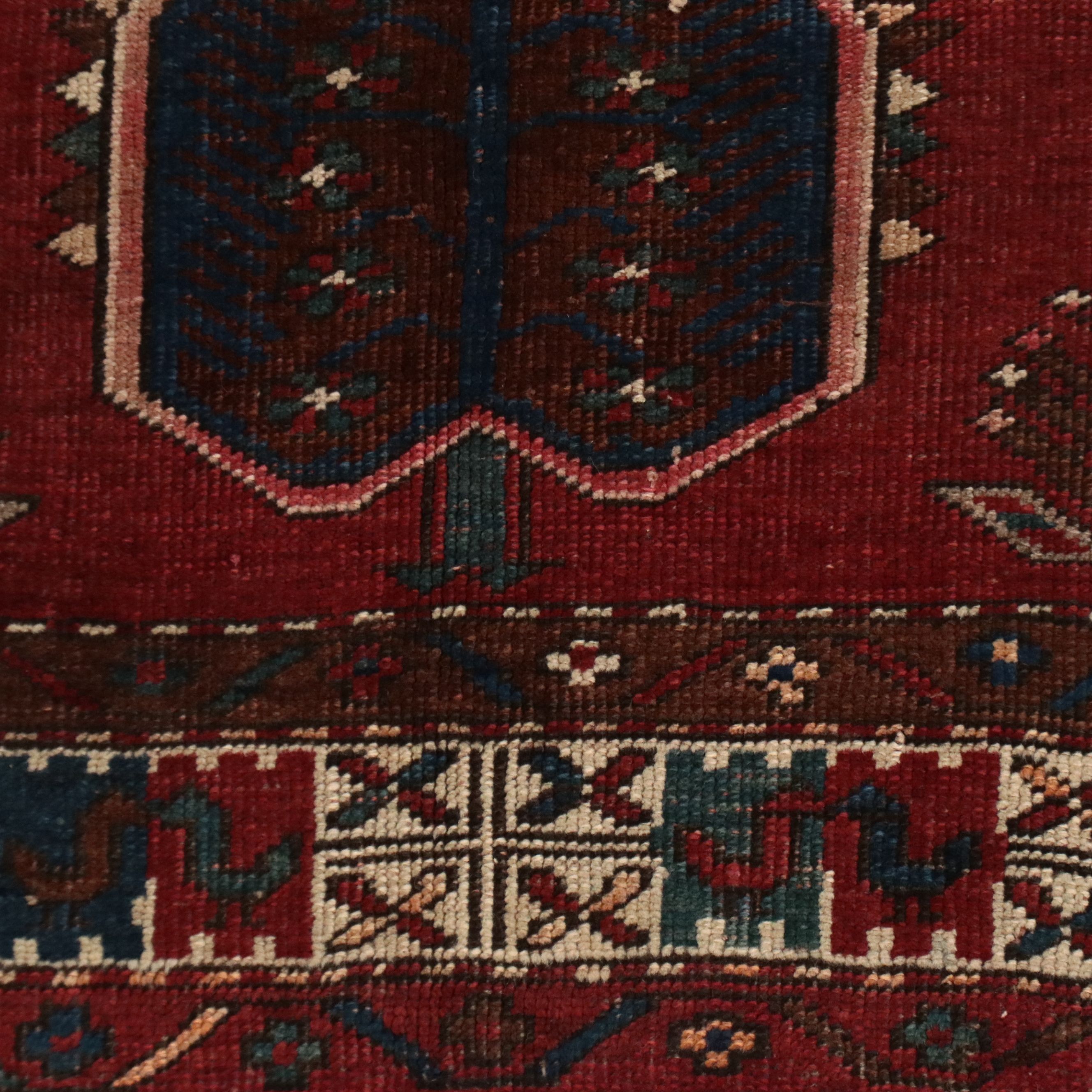 5'3 x 7'2 Hand-Knotted Afghani-Persian Style Area Rug