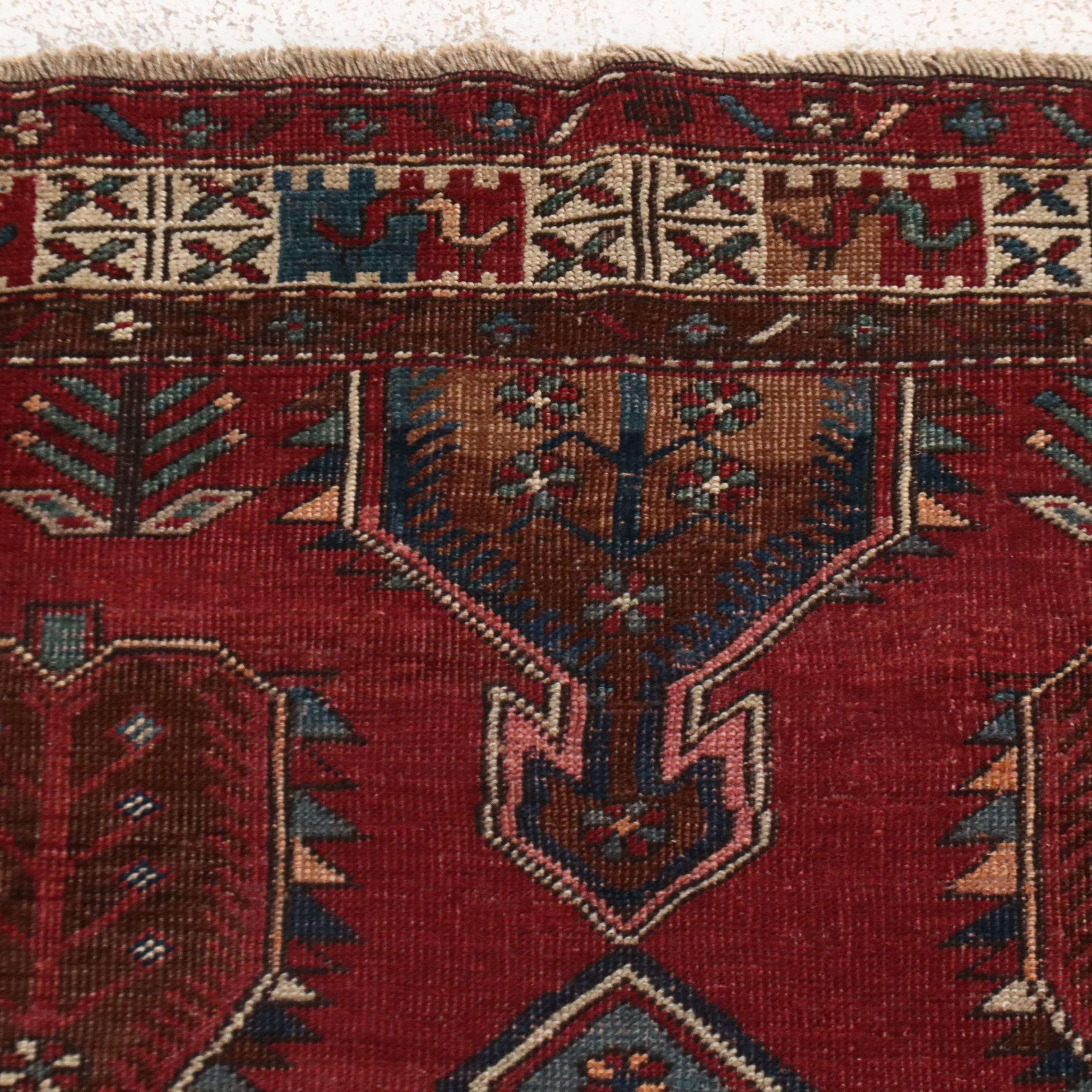 5'3 x 7'2 Hand-Knotted Afghani-Persian Style Area Rug