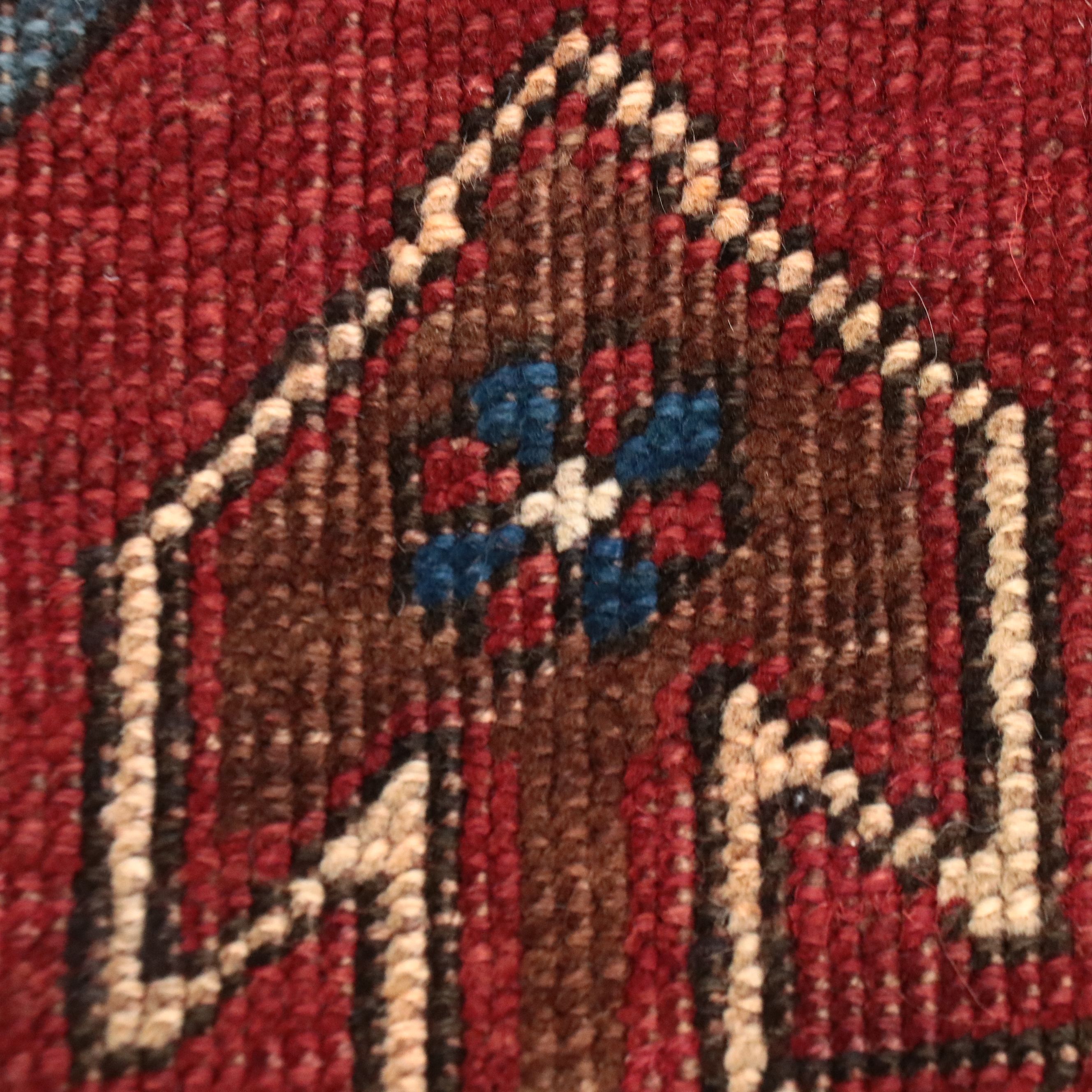 5'3 x 7'2 Hand-Knotted Afghani-Persian Style Area Rug