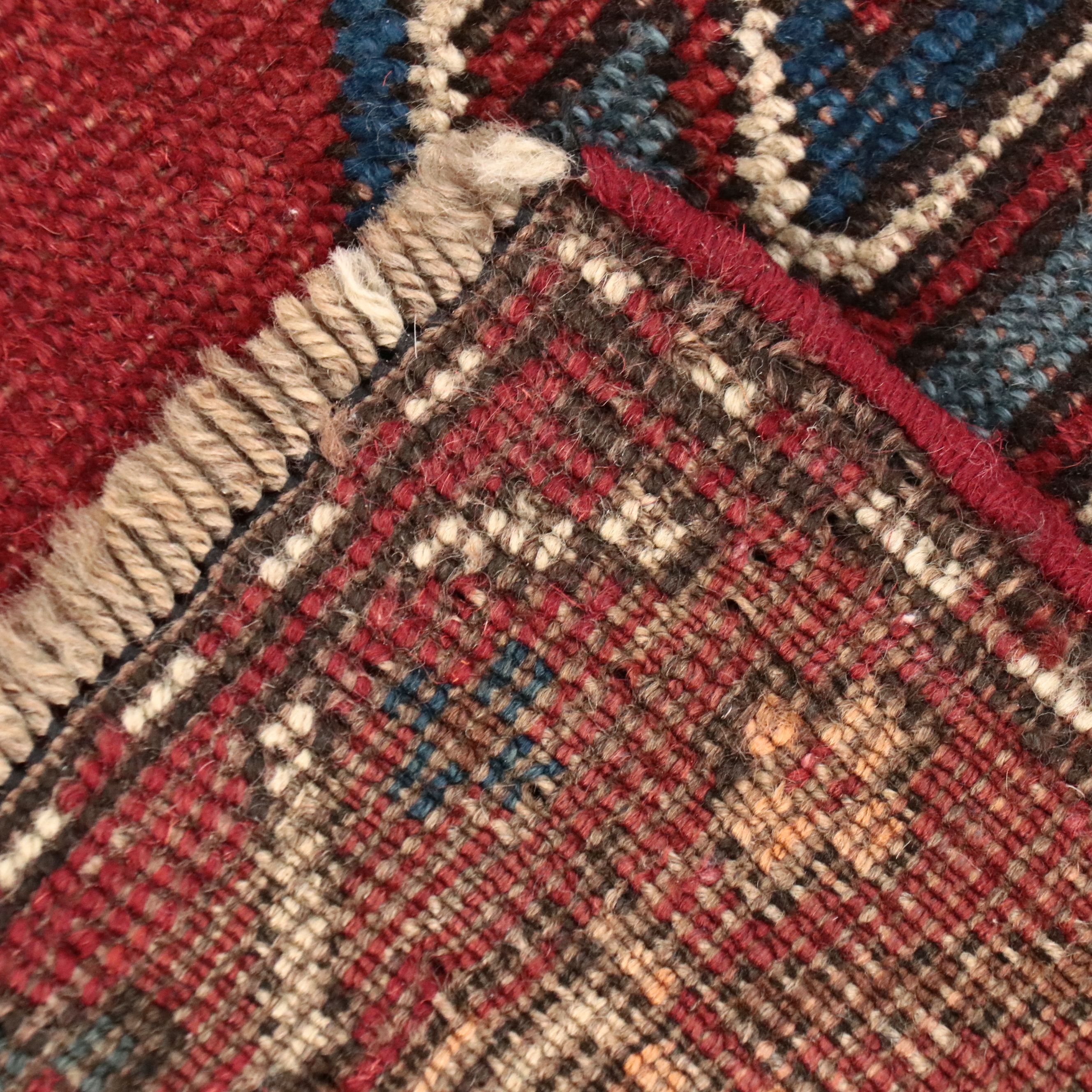 5'3 x 7'2 Hand-Knotted Afghani-Persian Style Area Rug