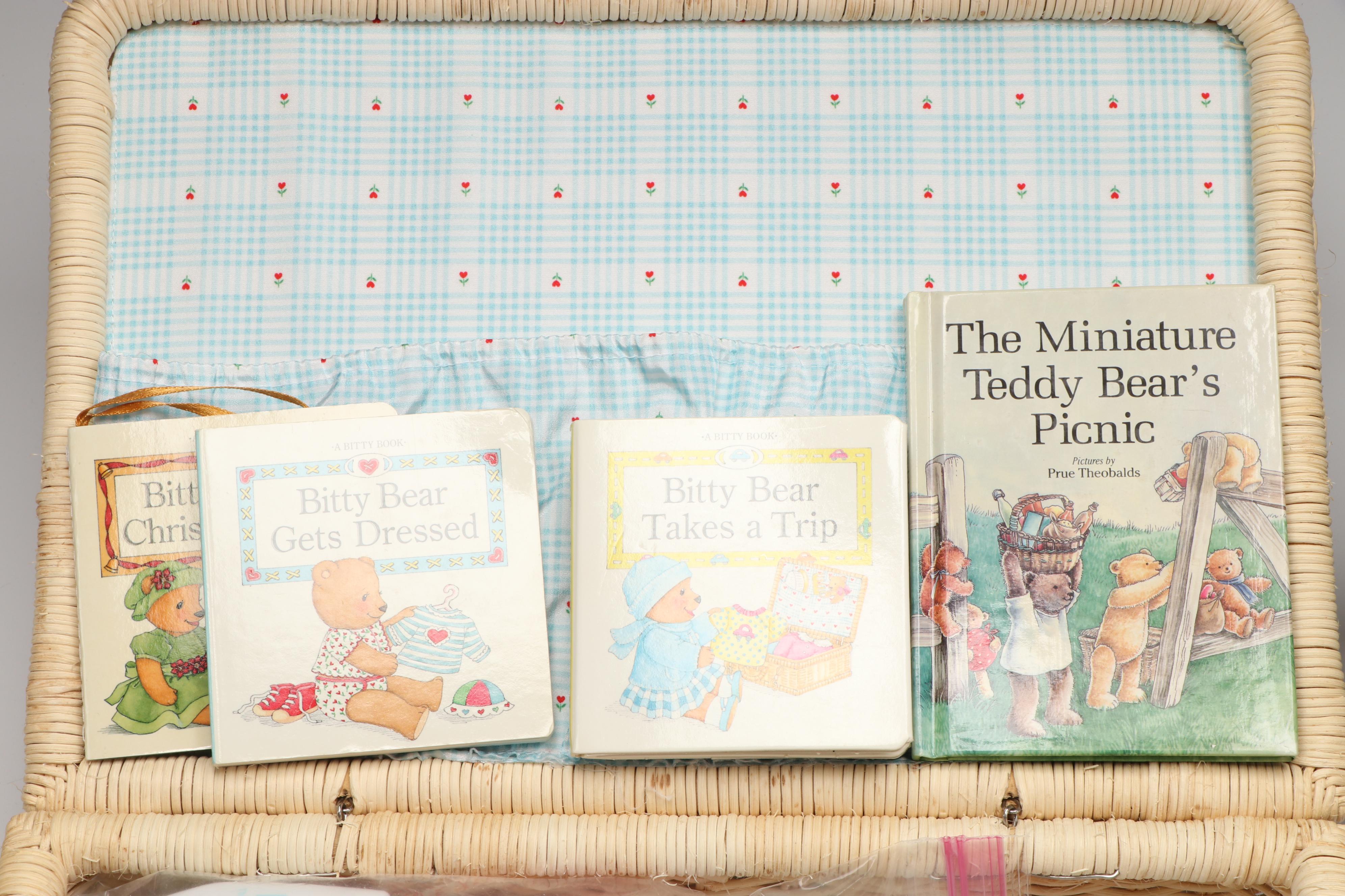 Pleasant Company "Bitty Baby" with Accessories and Precious Moments Tableware