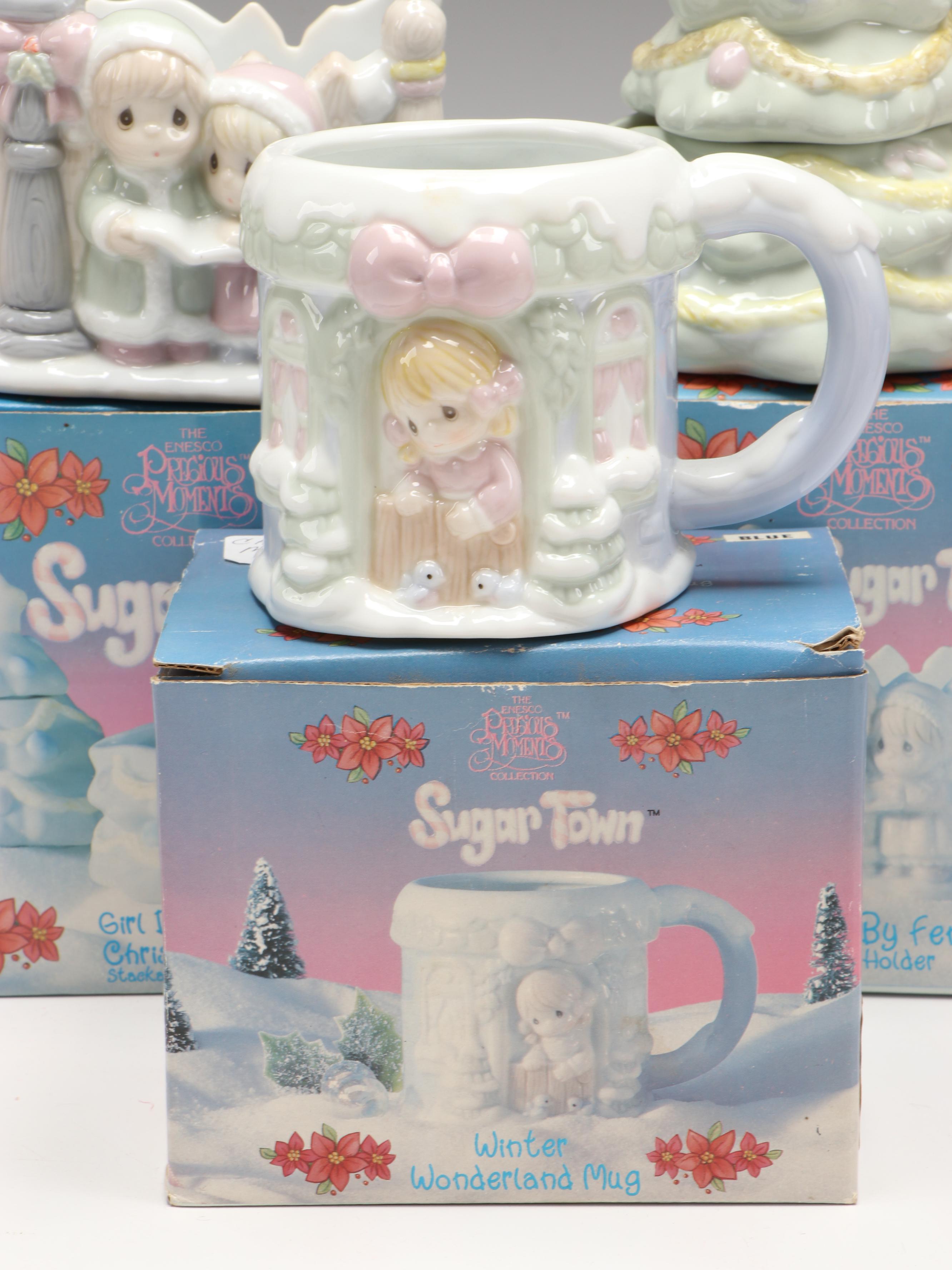 Pleasant Company "Bitty Baby" with Accessories and Precious Moments Tableware