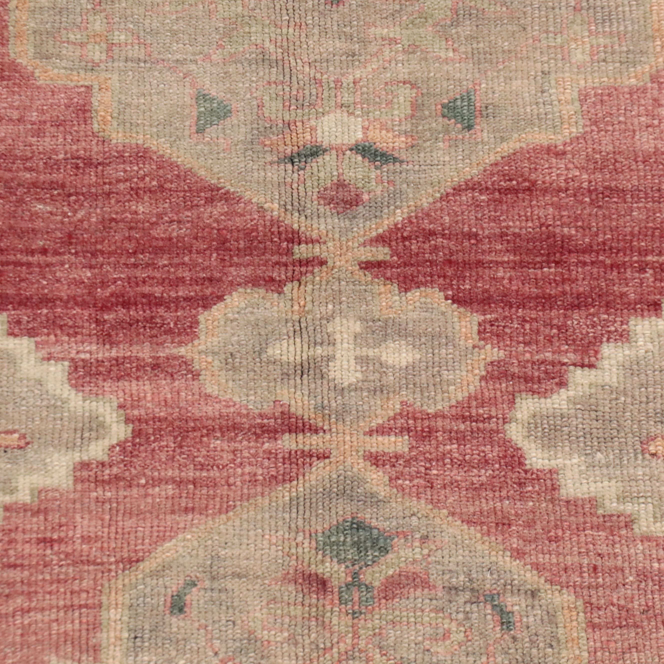 5' x 10'10 Hand-Knotted Turkish Anatolian Area Rug
