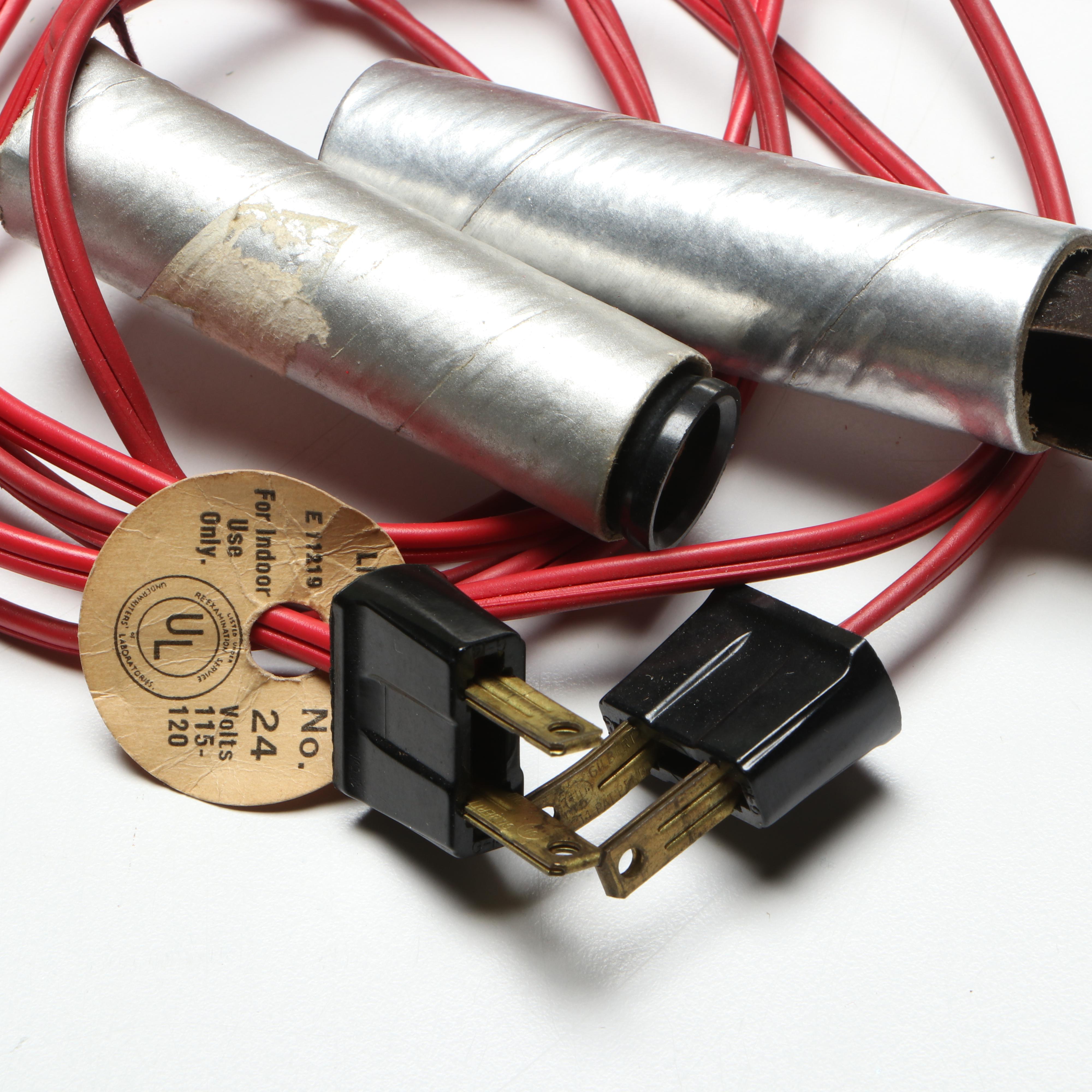 Paramount Silky Chenille Wreaths and More Christmas Decorations, Mid-20th C.