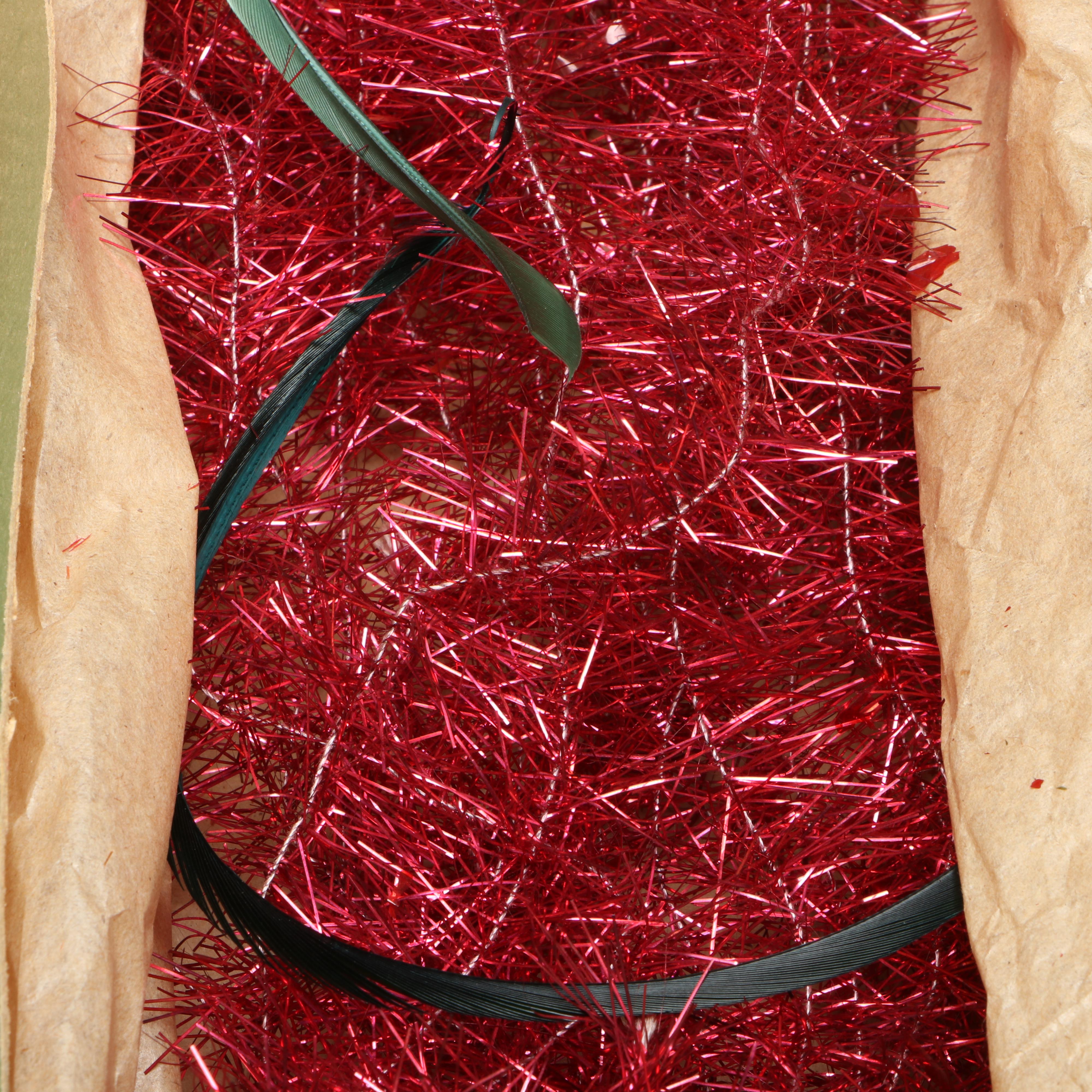 Paramount Silky Chenille Wreaths and More Christmas Decorations, Mid-20th C.