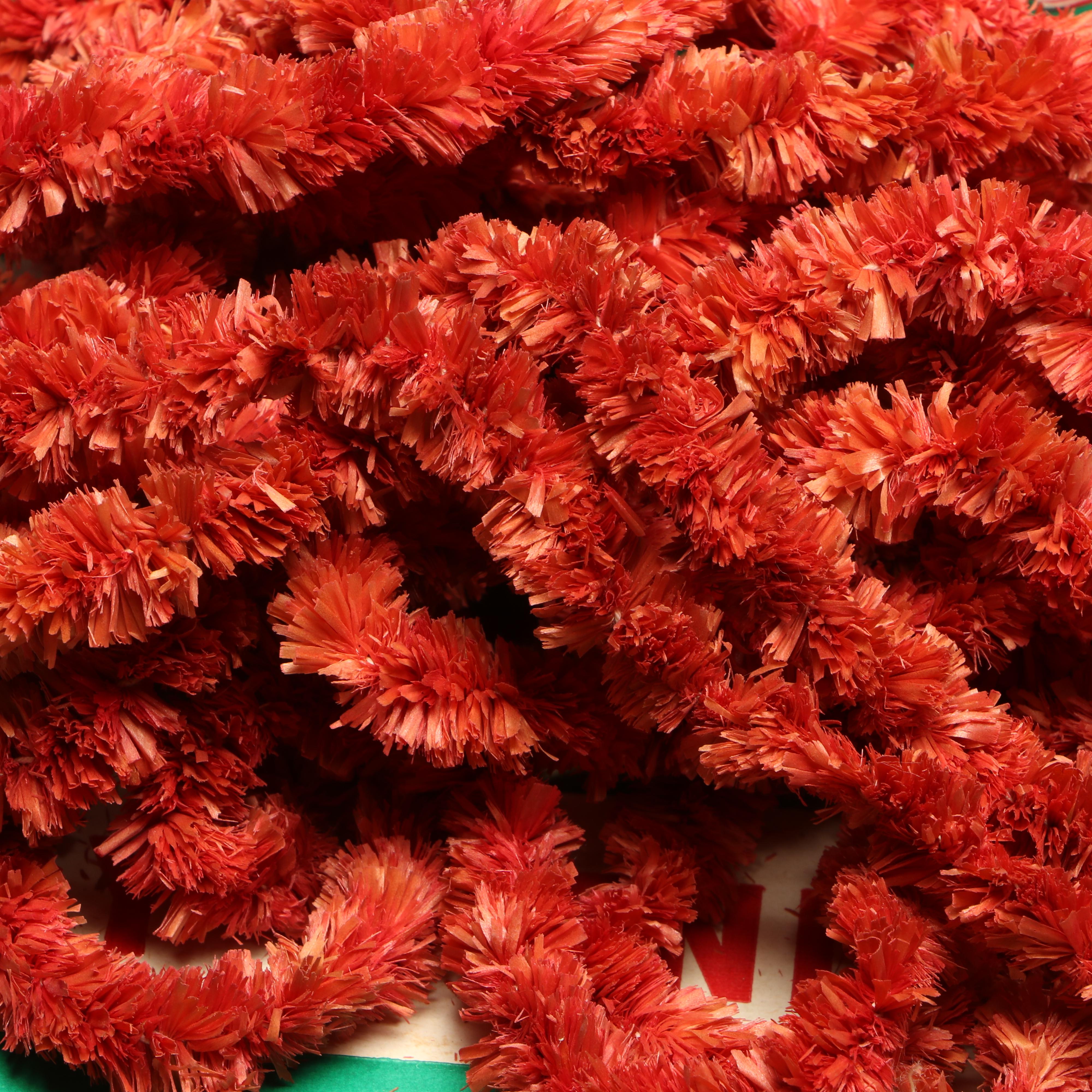 Paramount Silky Chenille Wreaths and More Christmas Decorations, Mid-20th C.