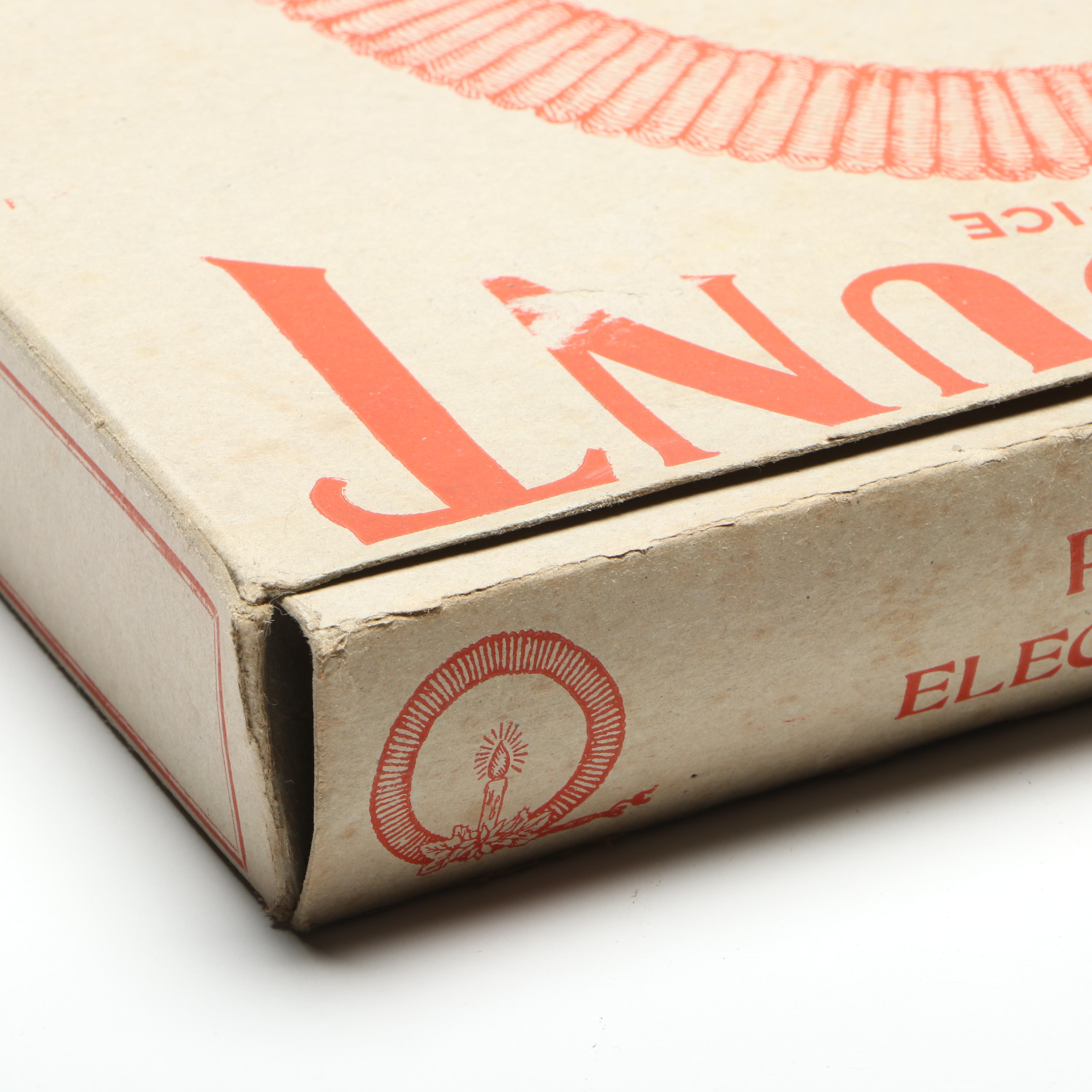 Paramount Silky Chenille Wreaths and More Christmas Decorations, Mid-20th C.