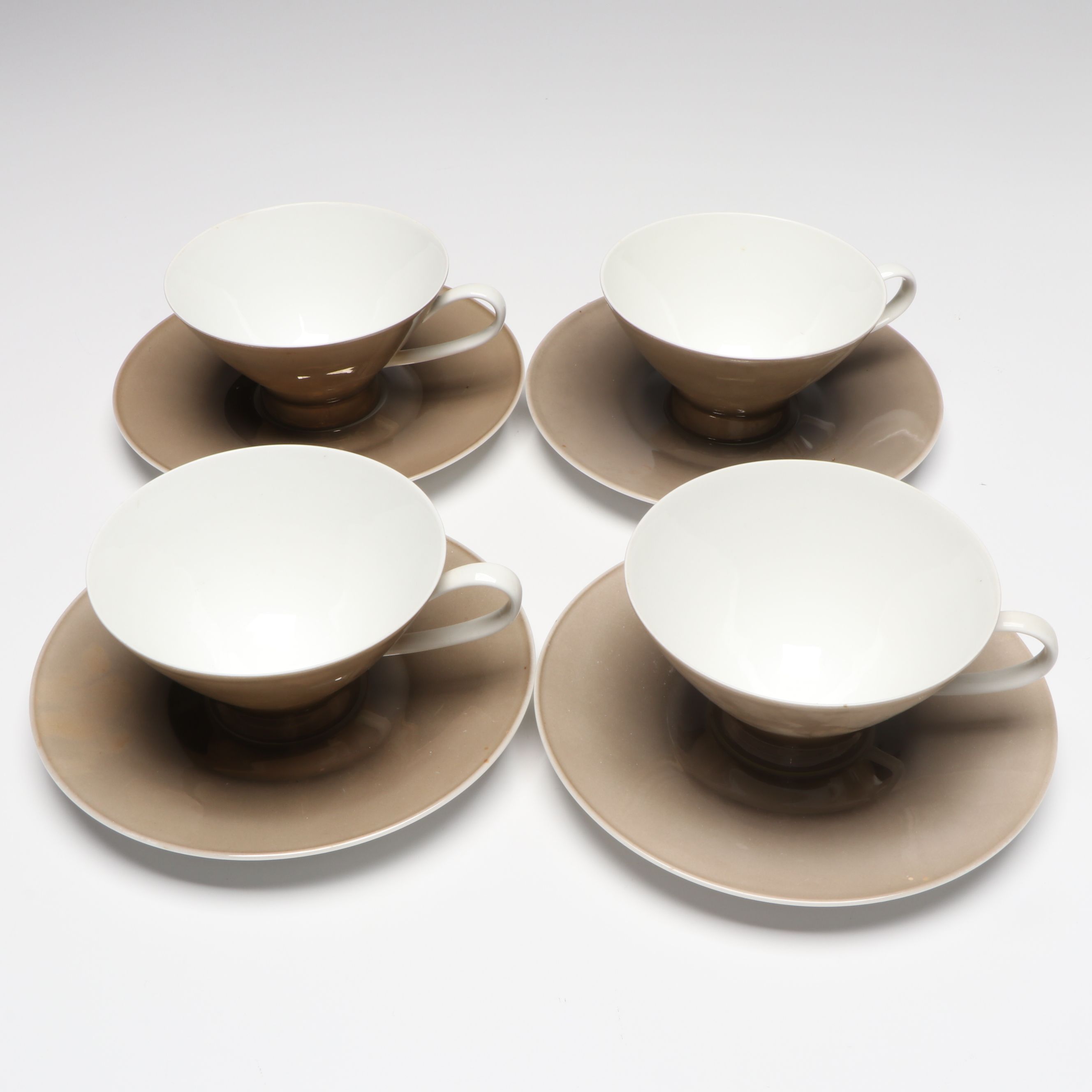 English, Japanese and Other Porcelain Teacups and Saucers