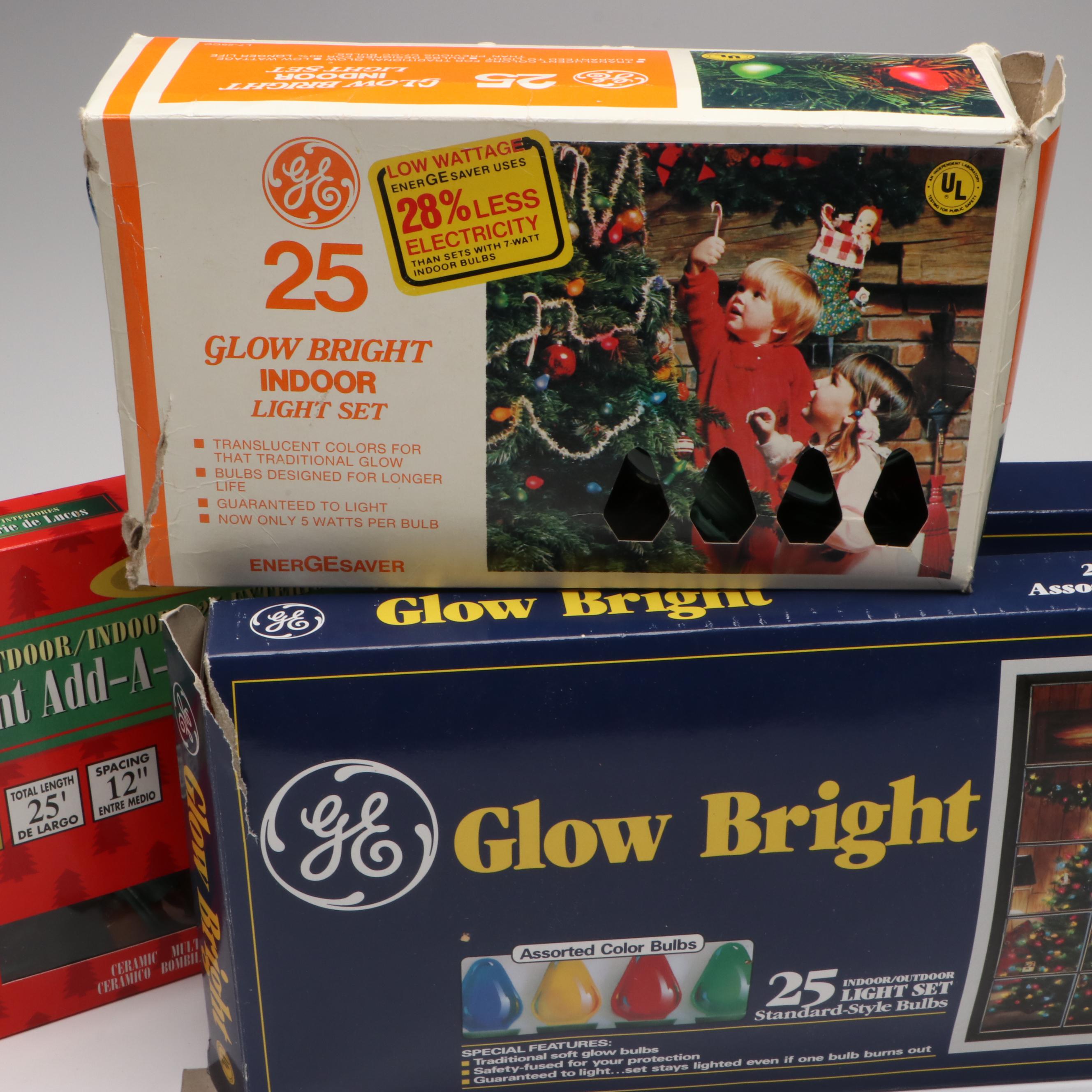 GE Cool Bright with Other Indoor and Outdoor String Lights