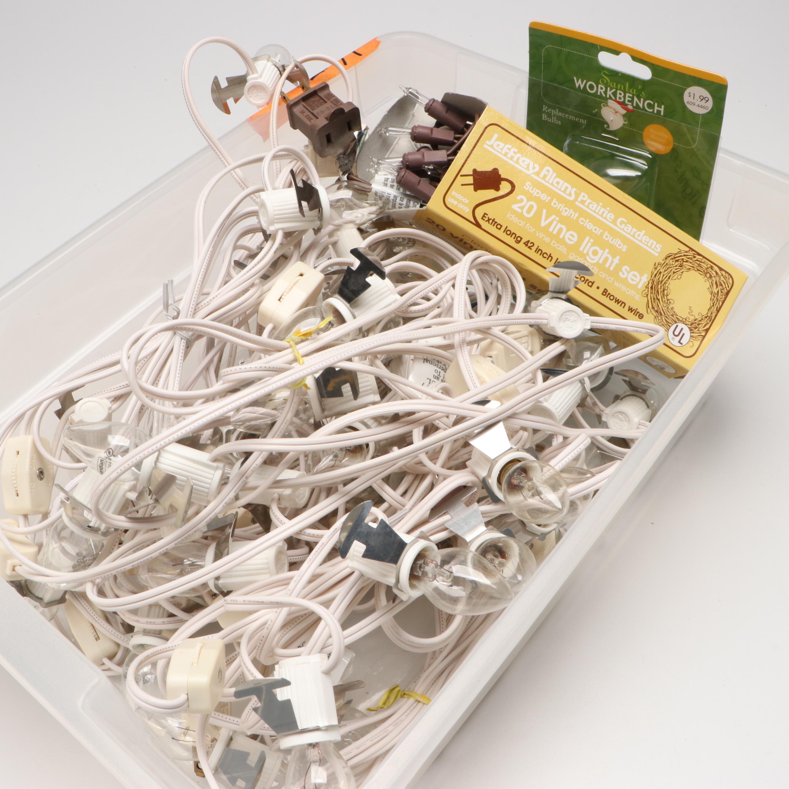 GE Cool Bright with Other Indoor and Outdoor String Lights