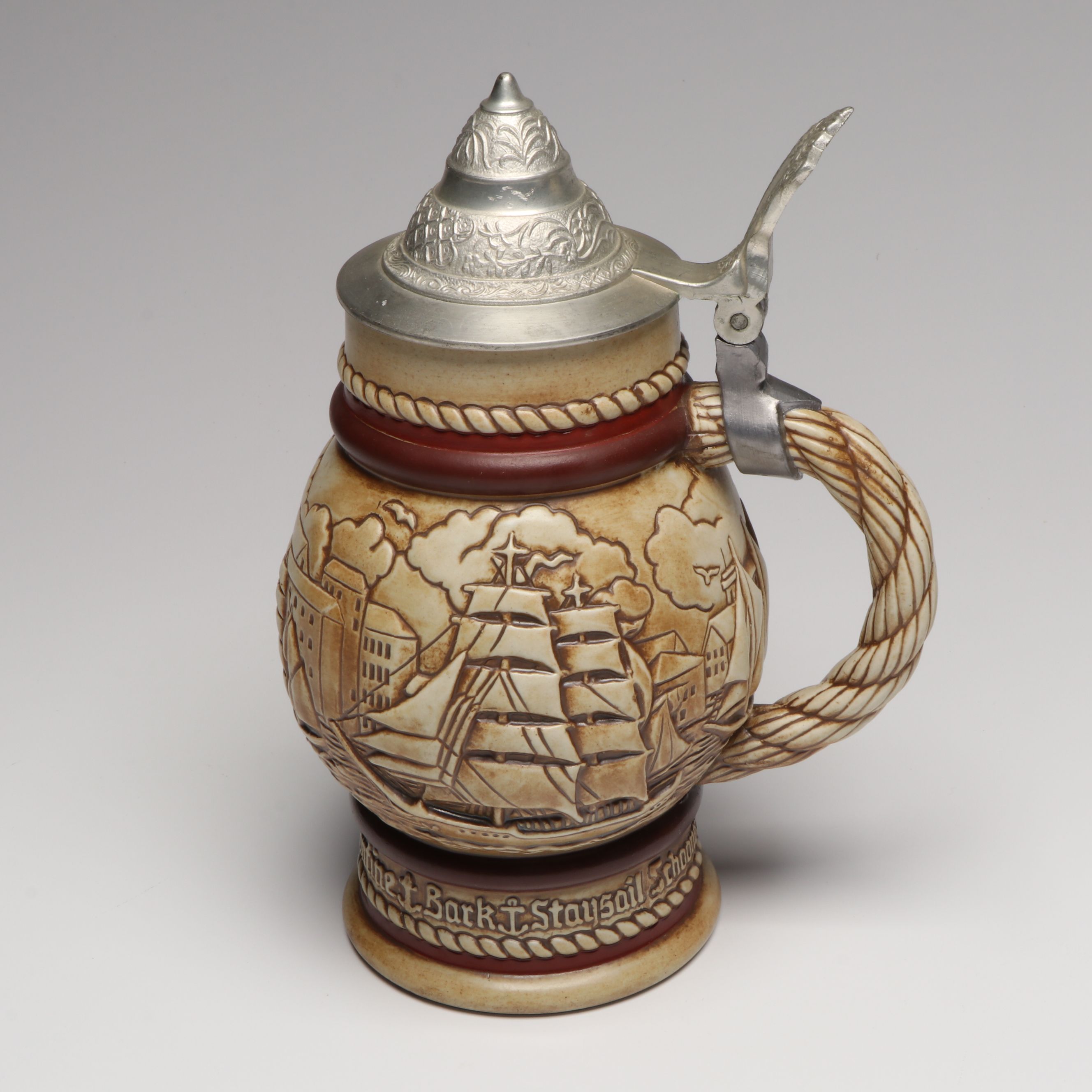 Avon Brazilian Nautical and Wildlife Themed Steins with Other Handmade Beer Mugs