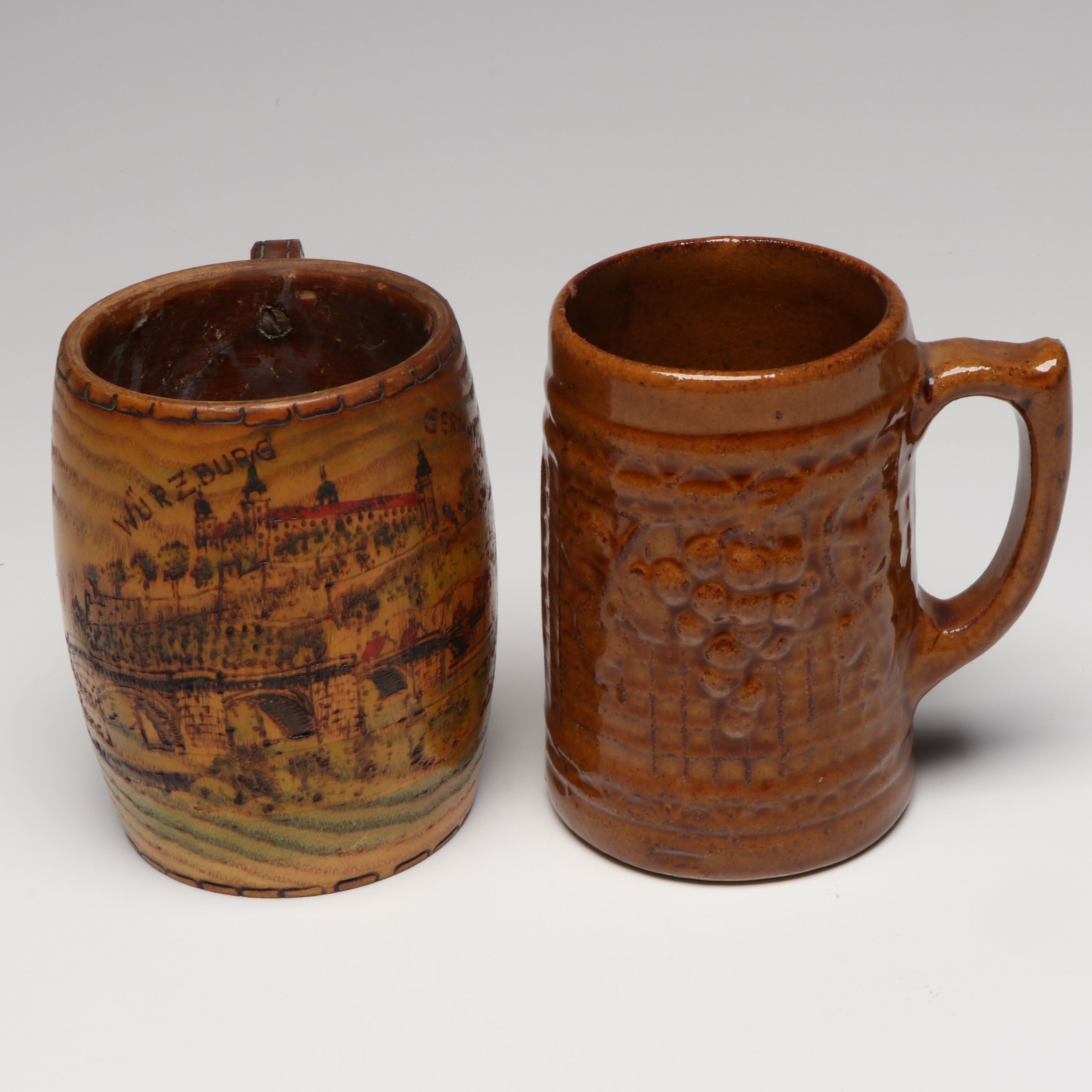 Avon Brazilian Nautical and Wildlife Themed Steins with Other Handmade Beer Mugs