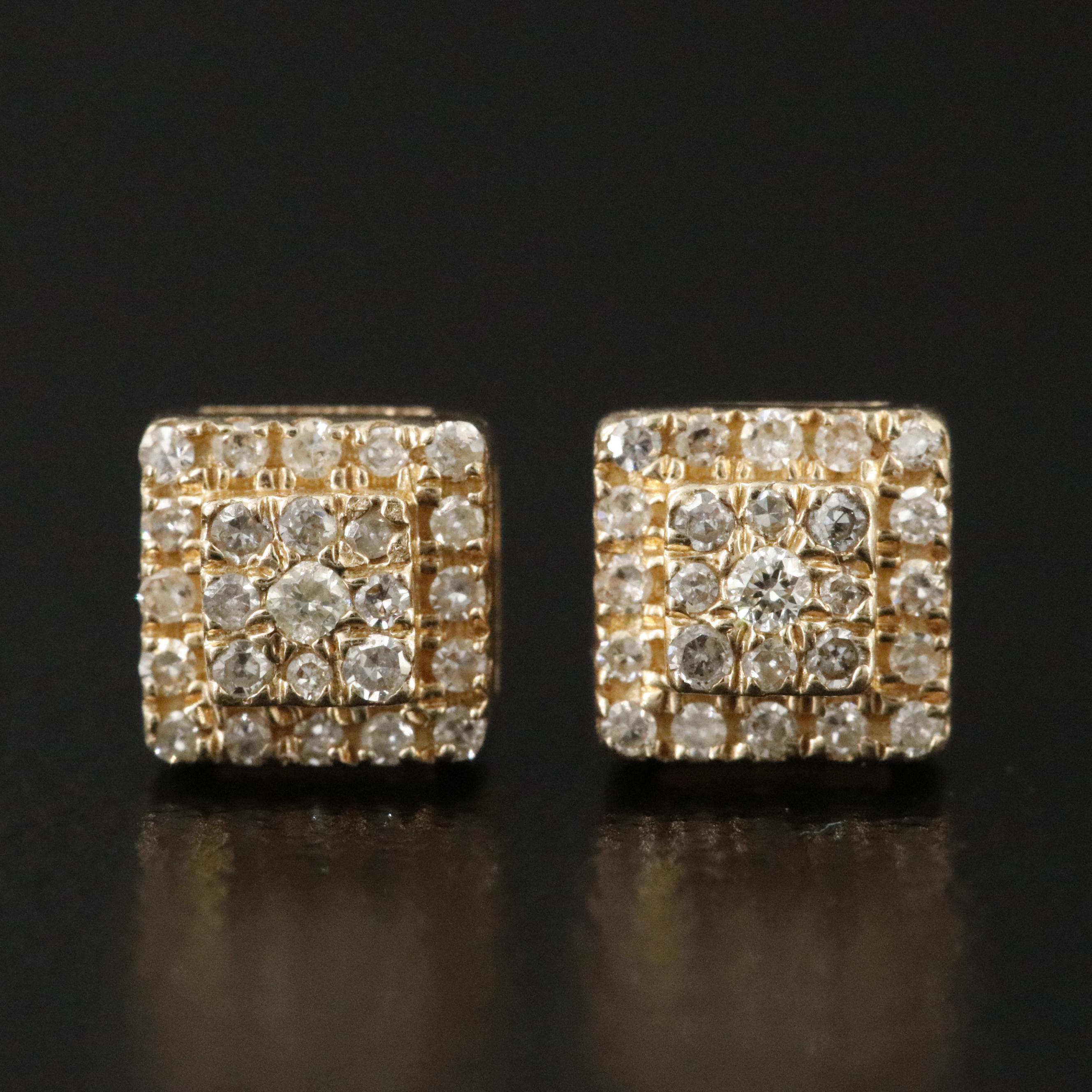 14K 0.24 CTW Diamond Stud Earrings