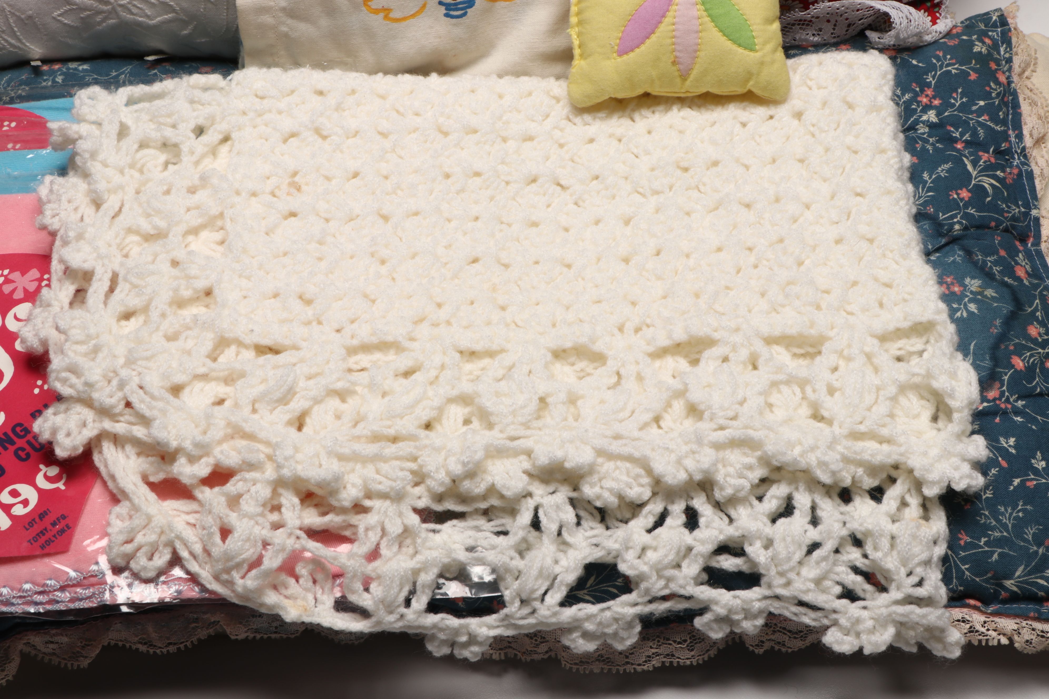 Dolly's Own, American Girl and Other Doll Sized Bedding, Late 20th Century