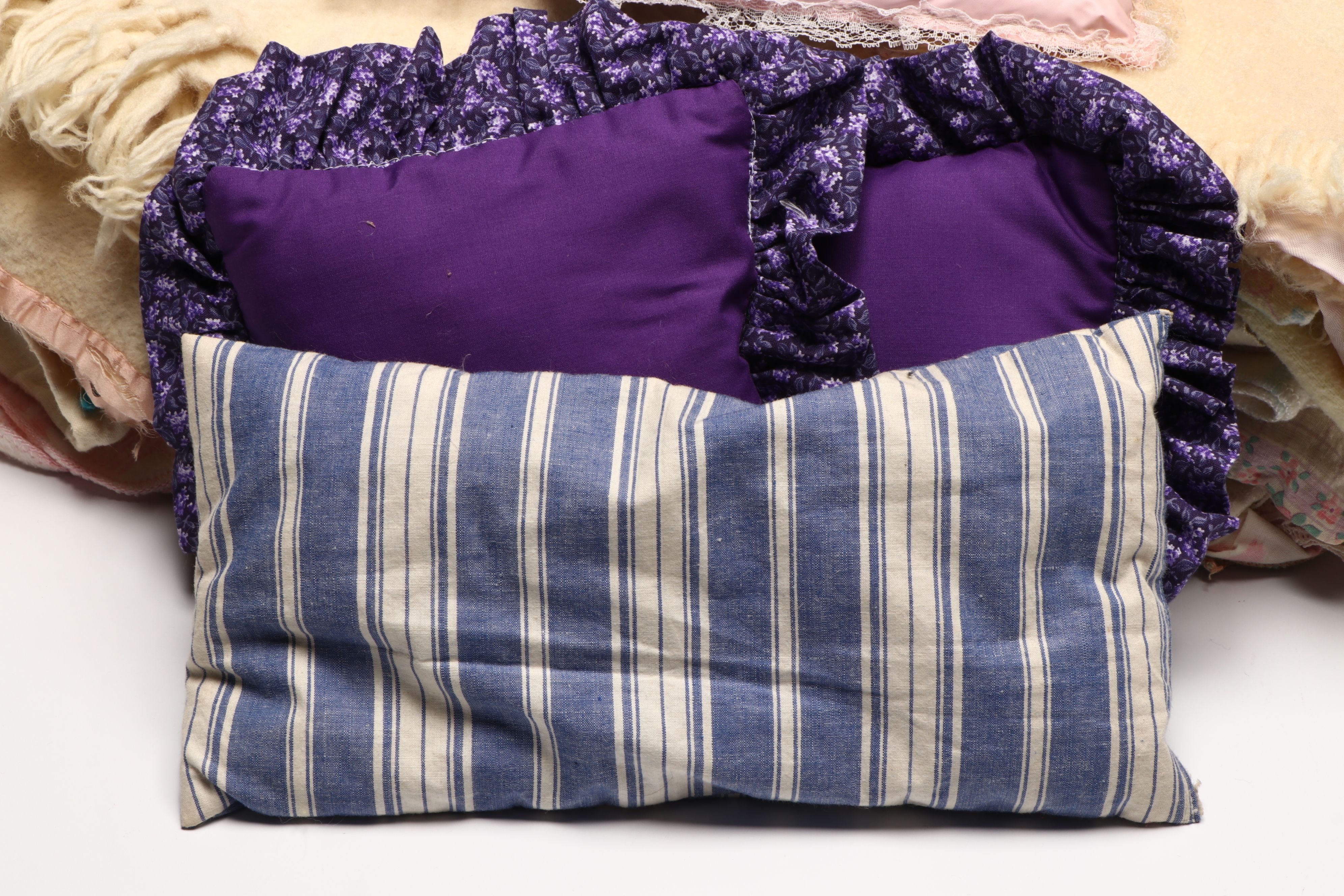 Dolly's Own, American Girl and Other Doll Sized Bedding, Late 20th Century