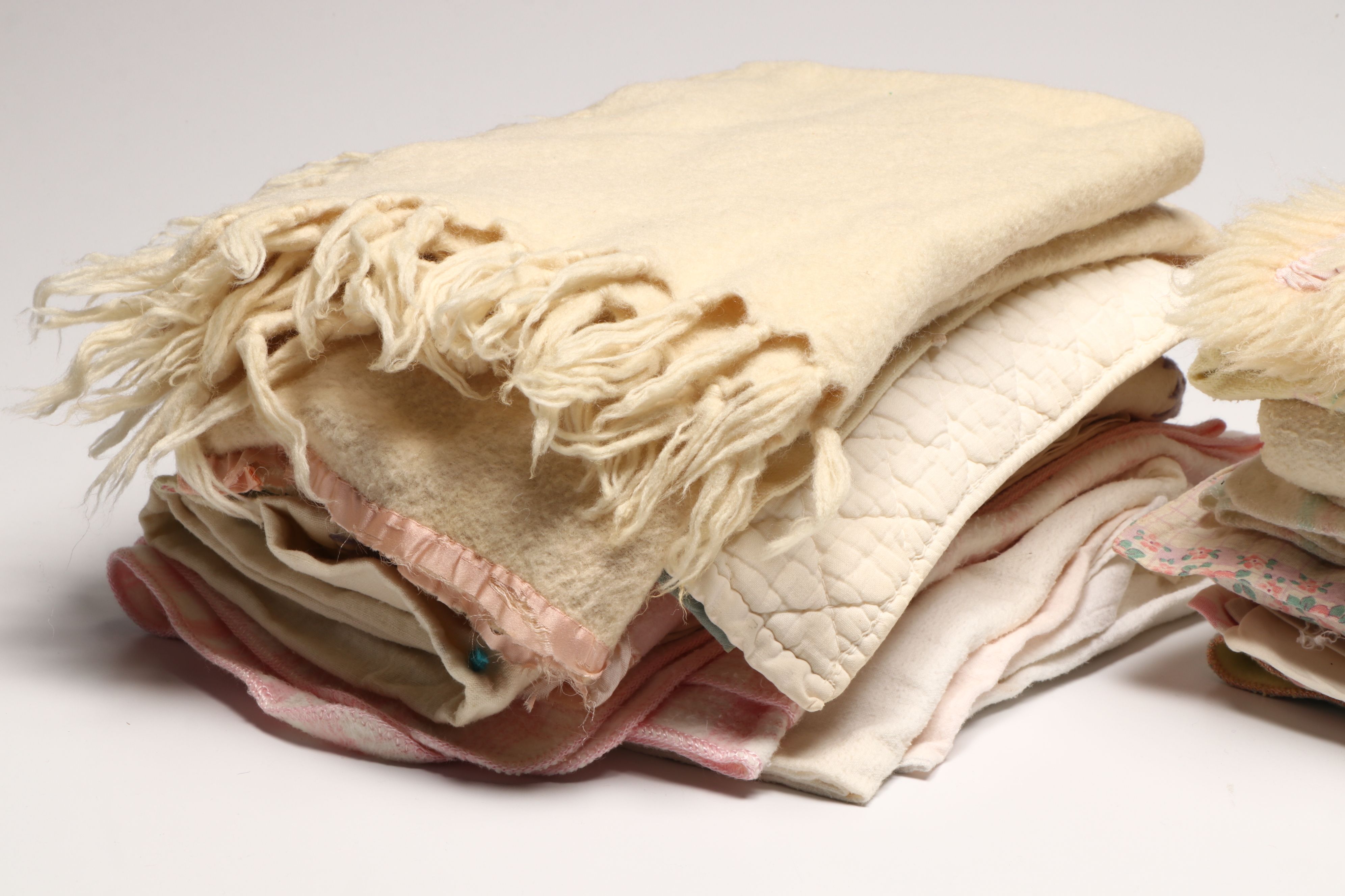 Dolly's Own, American Girl and Other Doll Sized Bedding, Late 20th Century