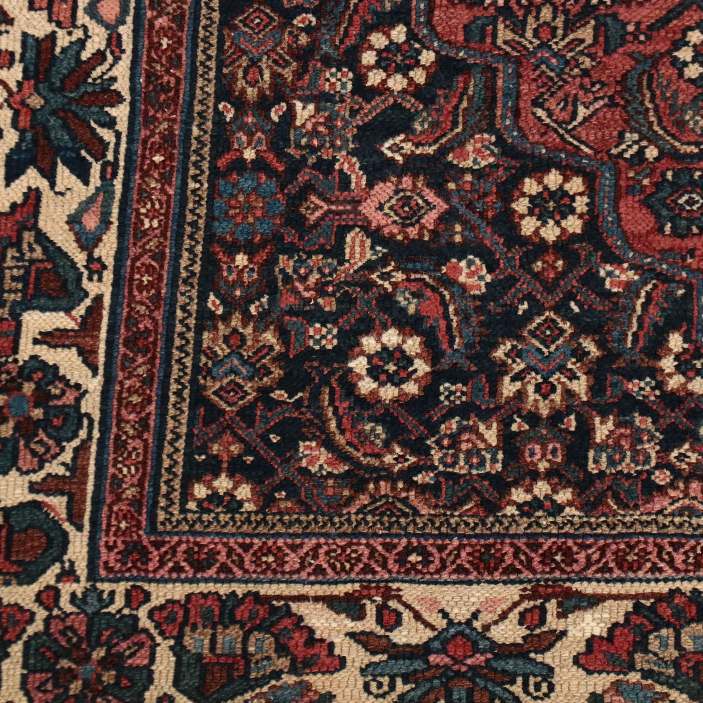 4' x 6'5 Hand-Knotted Persian Malayer Area Rug