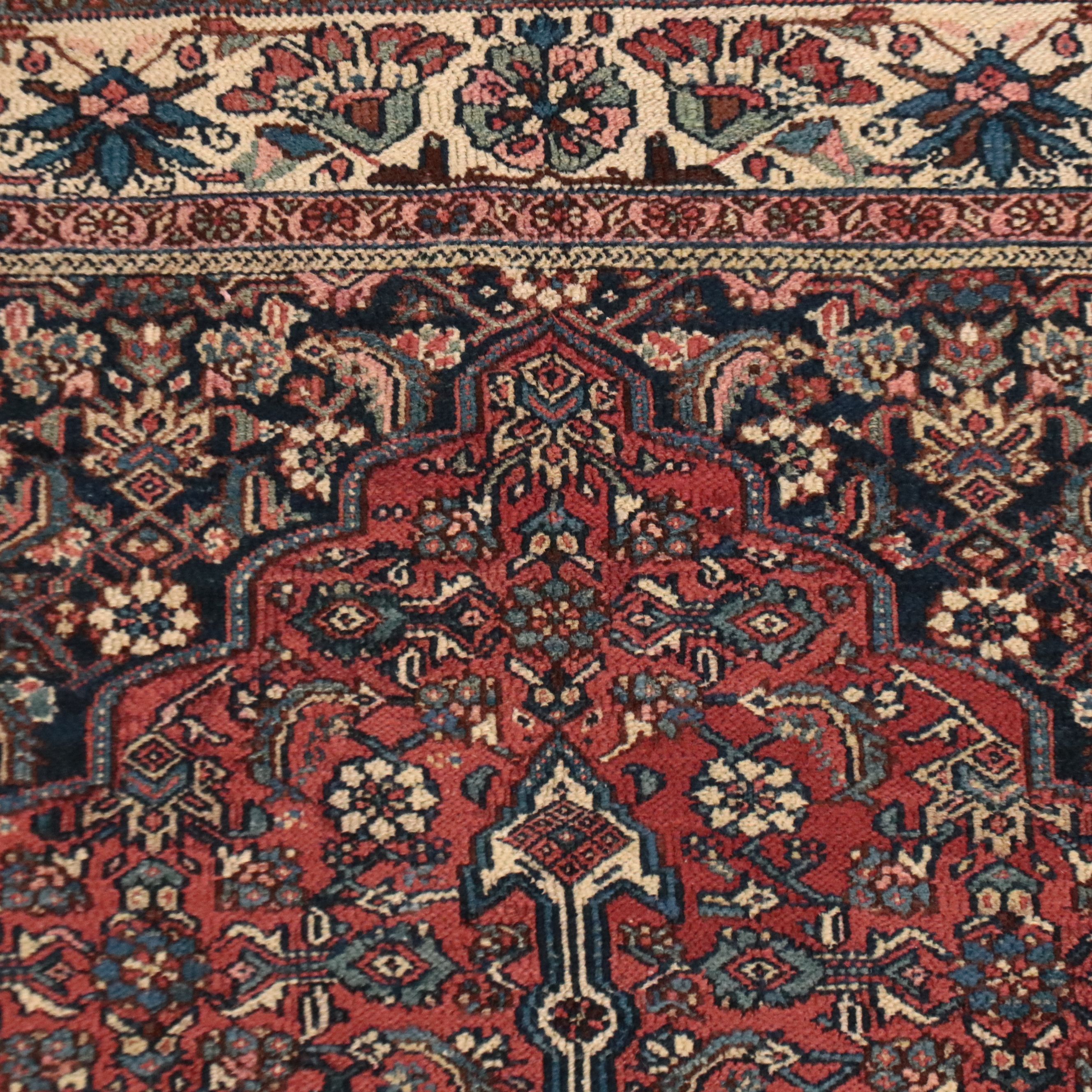4' x 6'5 Hand-Knotted Persian Malayer Area Rug