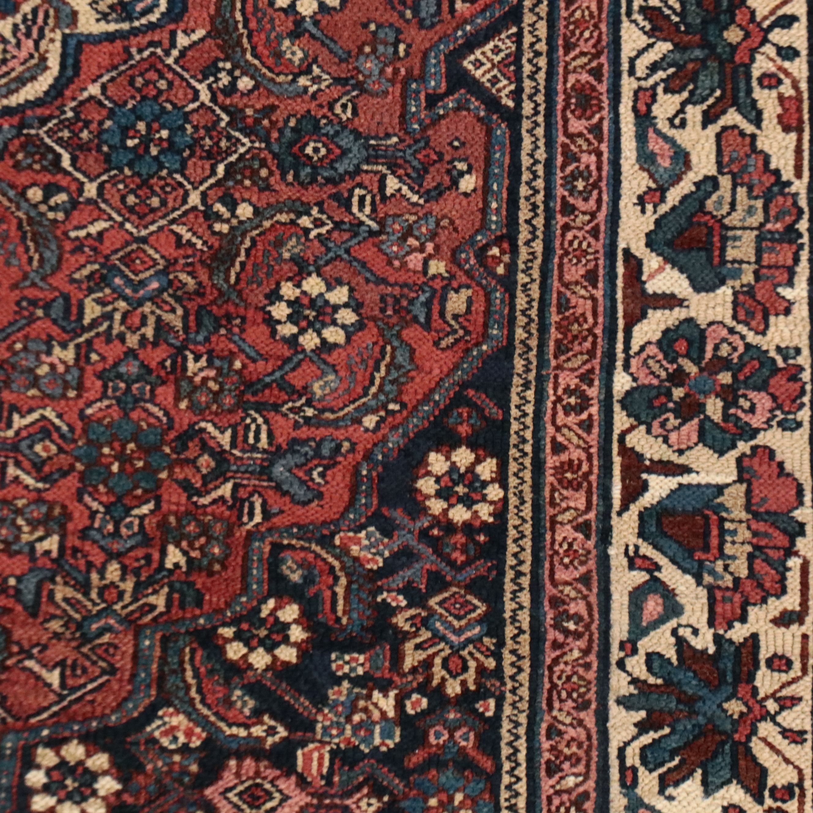 4' x 6'5 Hand-Knotted Persian Malayer Area Rug
