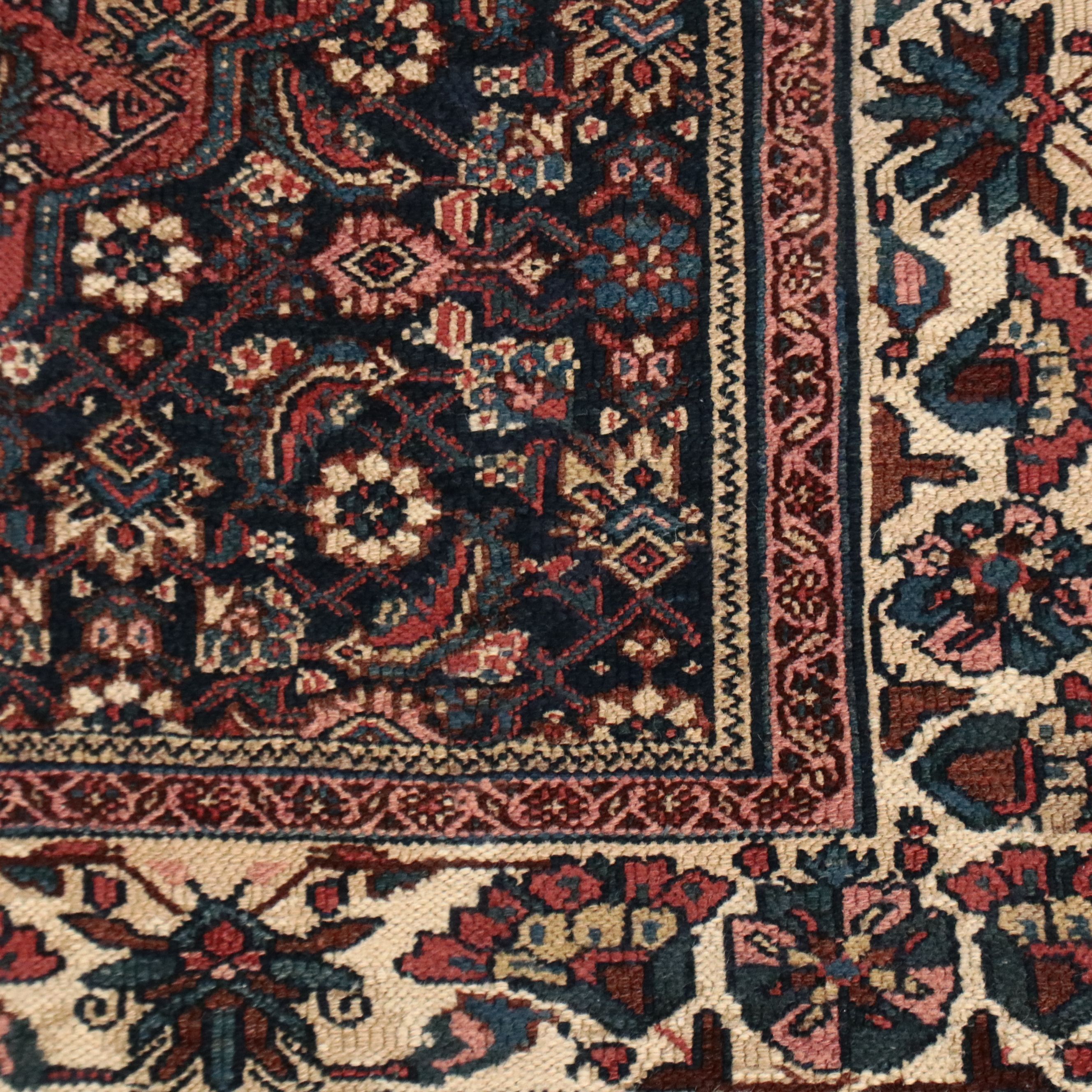 4' x 6'5 Hand-Knotted Persian Malayer Area Rug