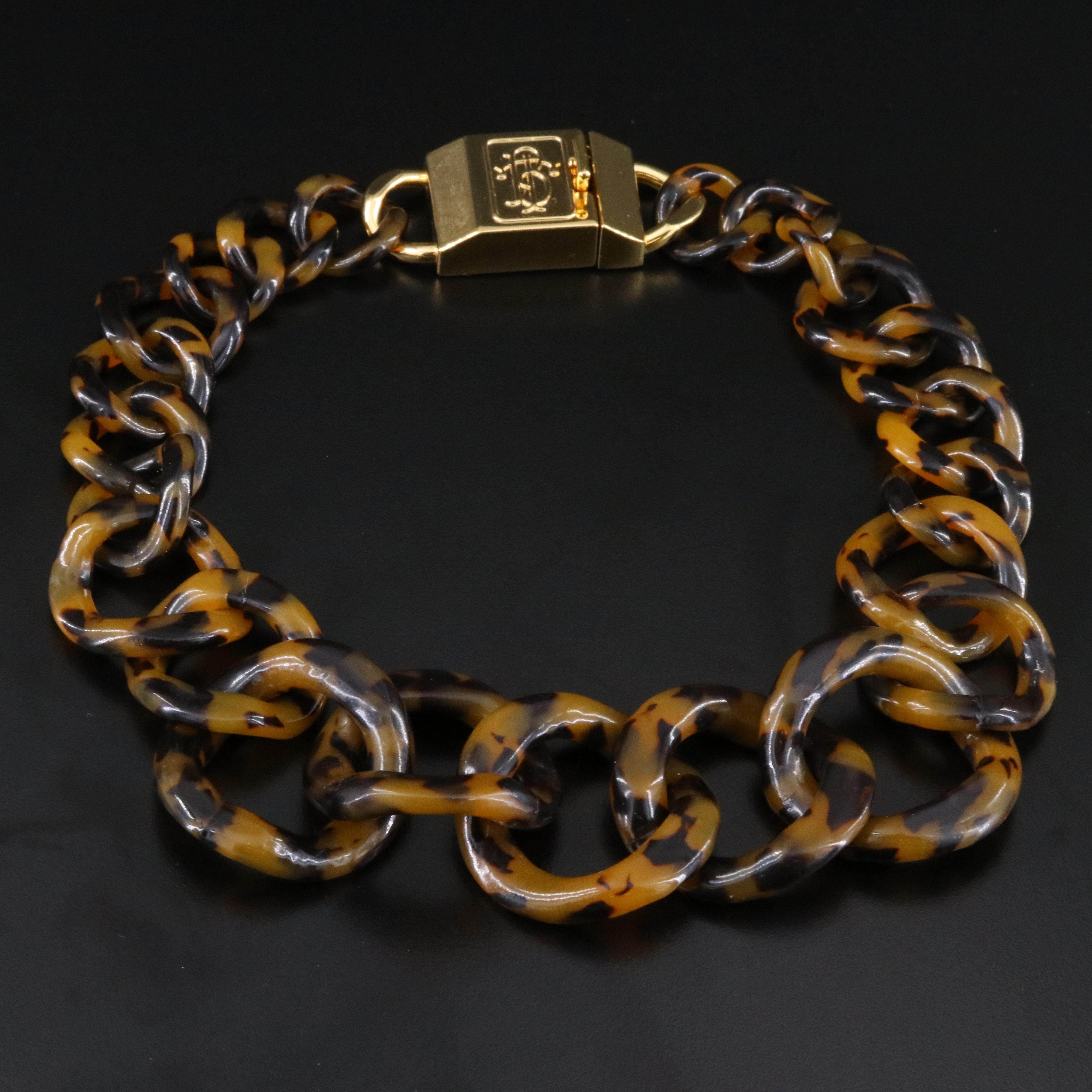 Tory Burch Faux Tortoise Shell Graduated Necklace