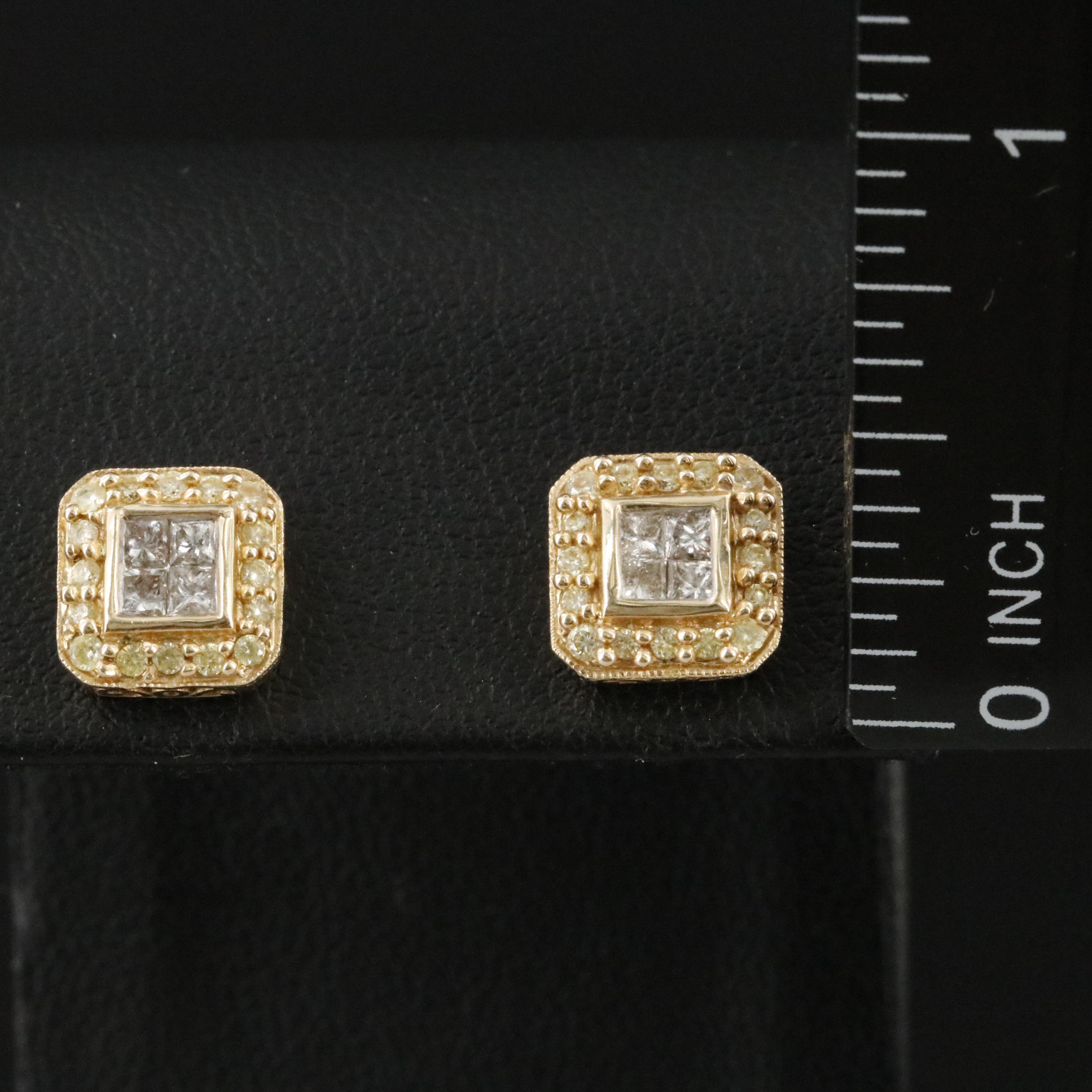 14K 0.87 CTW Diamond Earrings