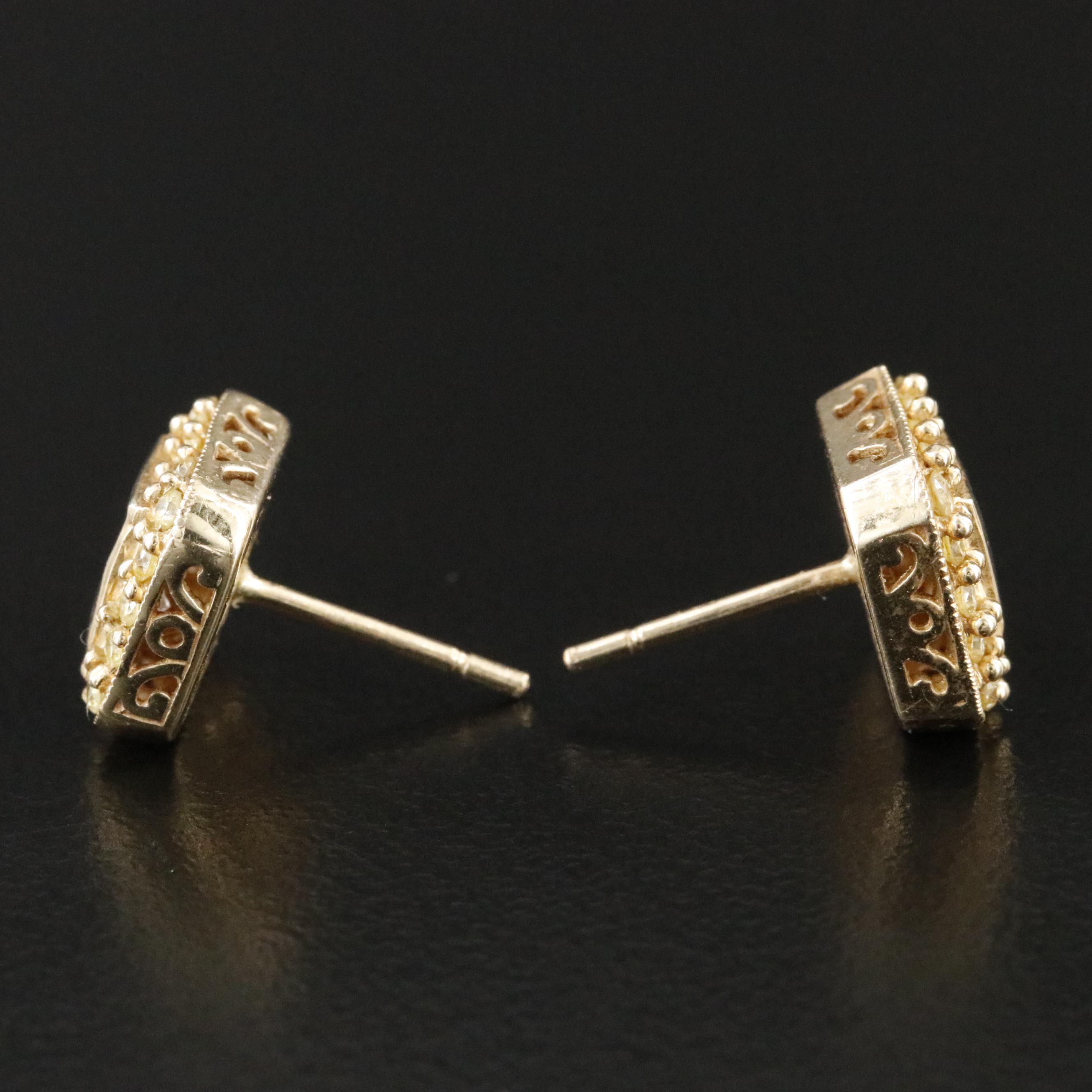 14K 0.87 CTW Diamond Earrings