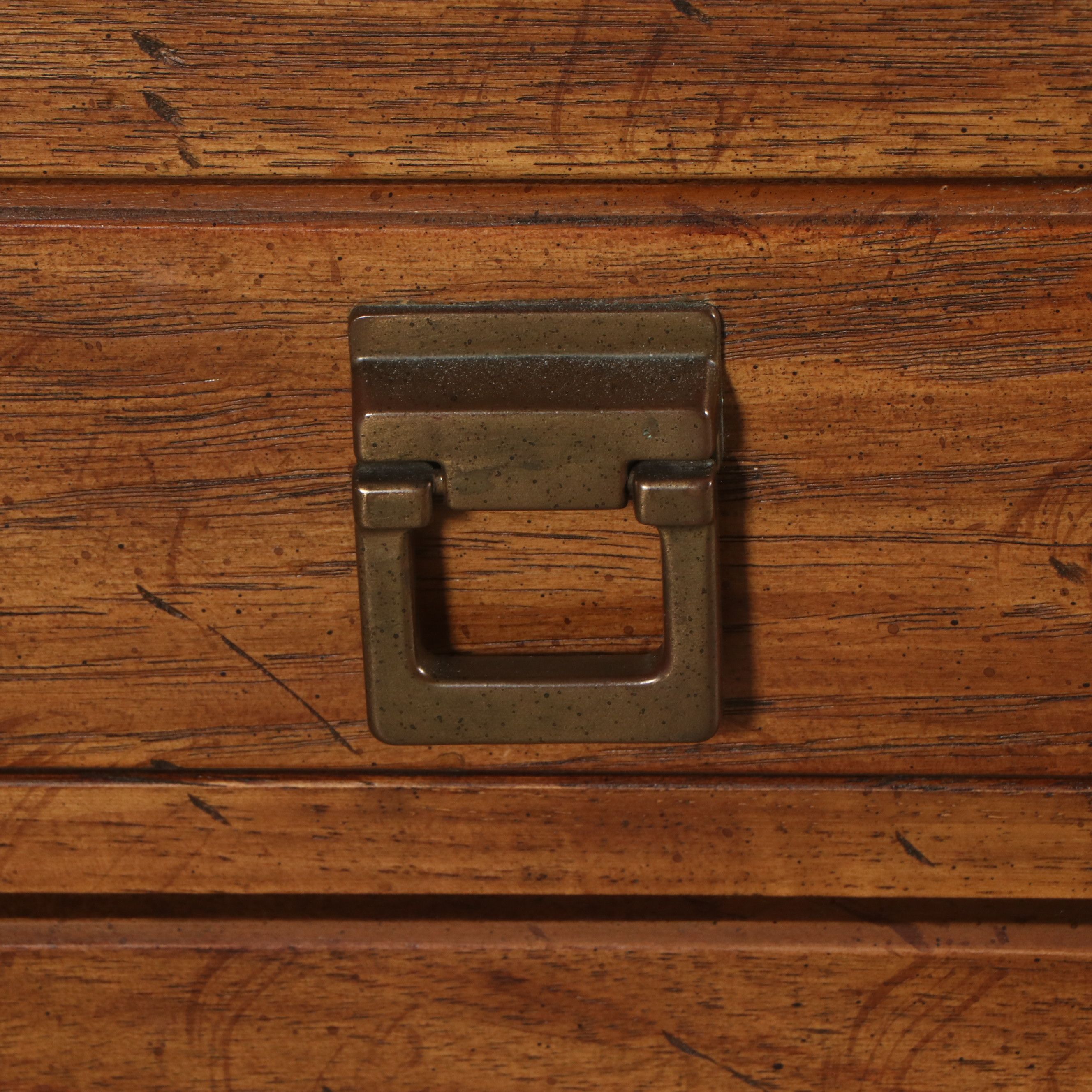 Pair of Drexel Heritage "Woodbriar" Pecan Nightstands, Late 20th Century