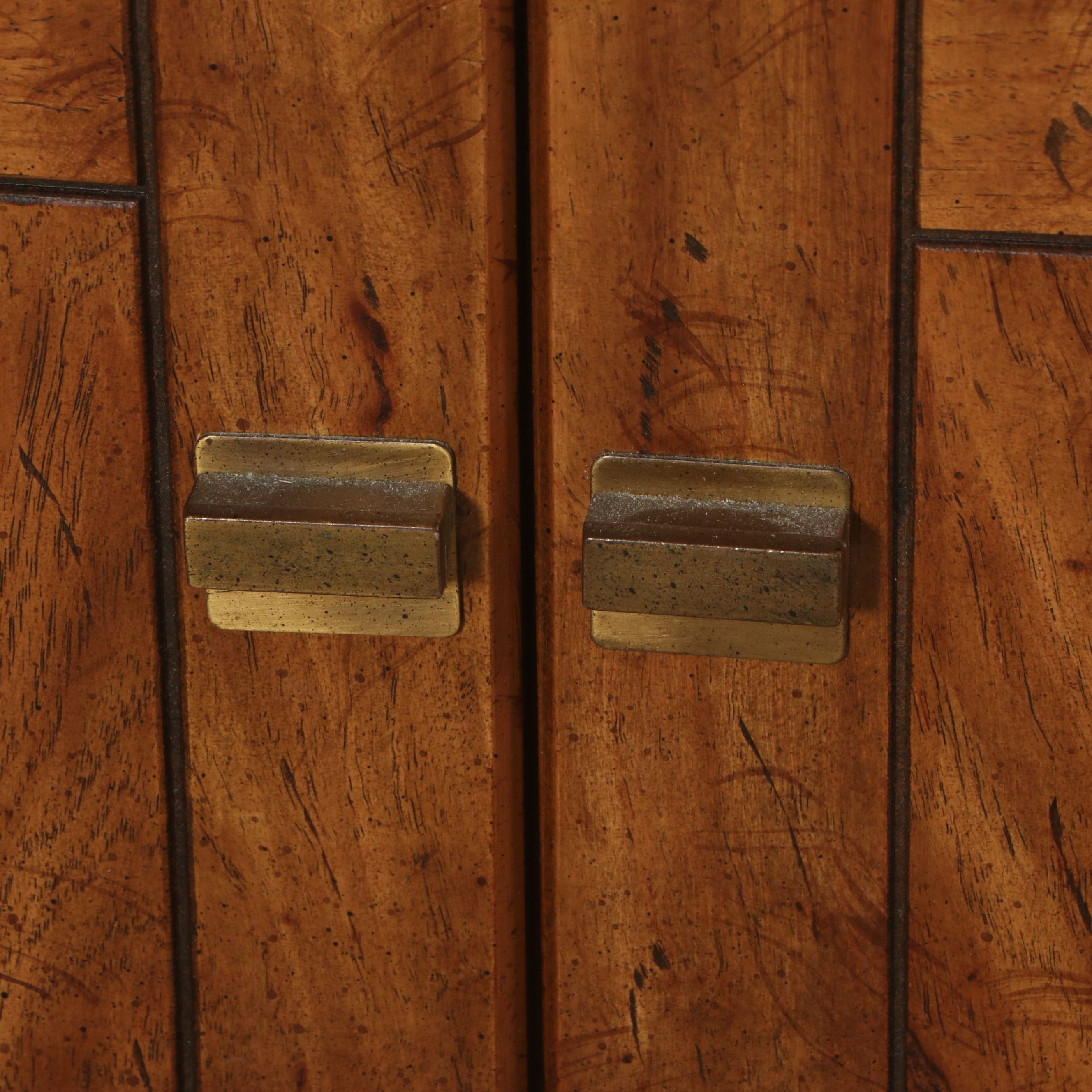 Pair of Drexel Heritage "Woodbriar" Pecan Nightstands, Late 20th Century