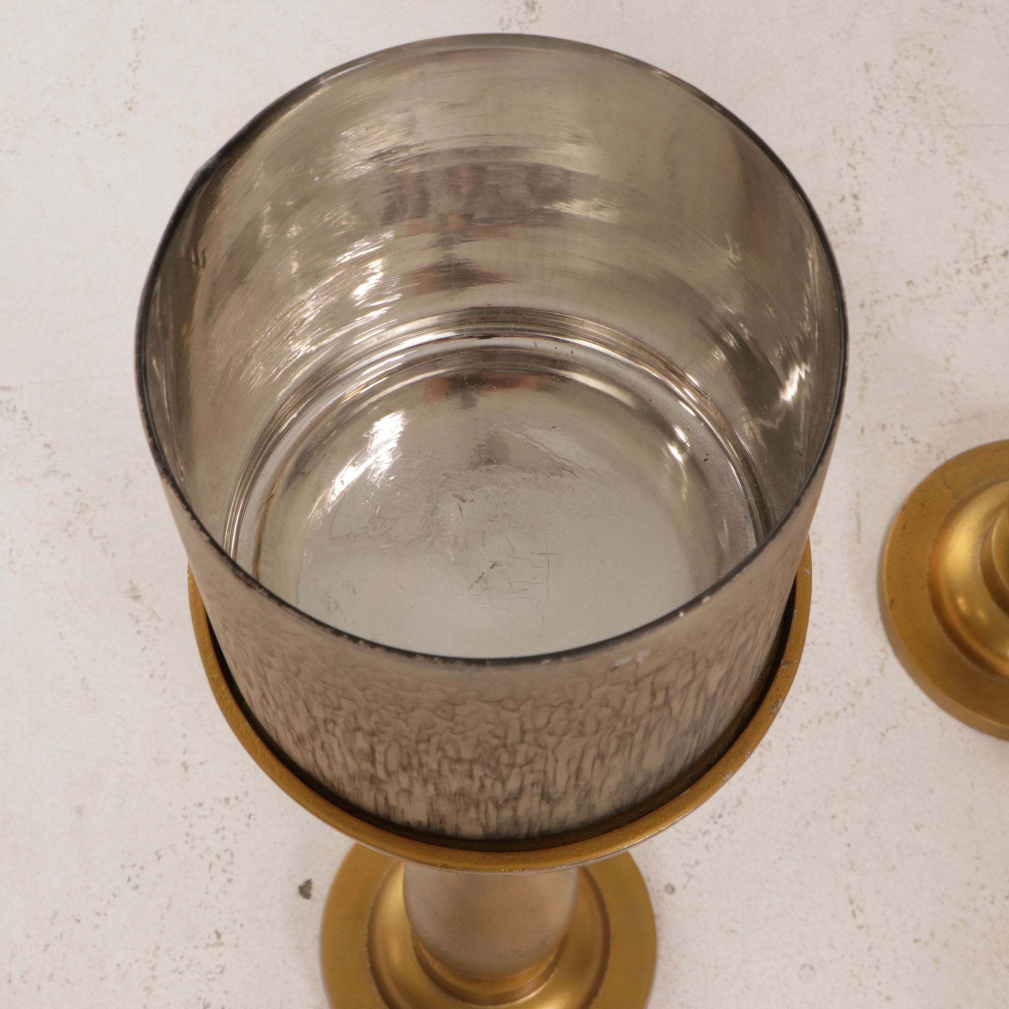 Gilt Pedestals & Candle Holders