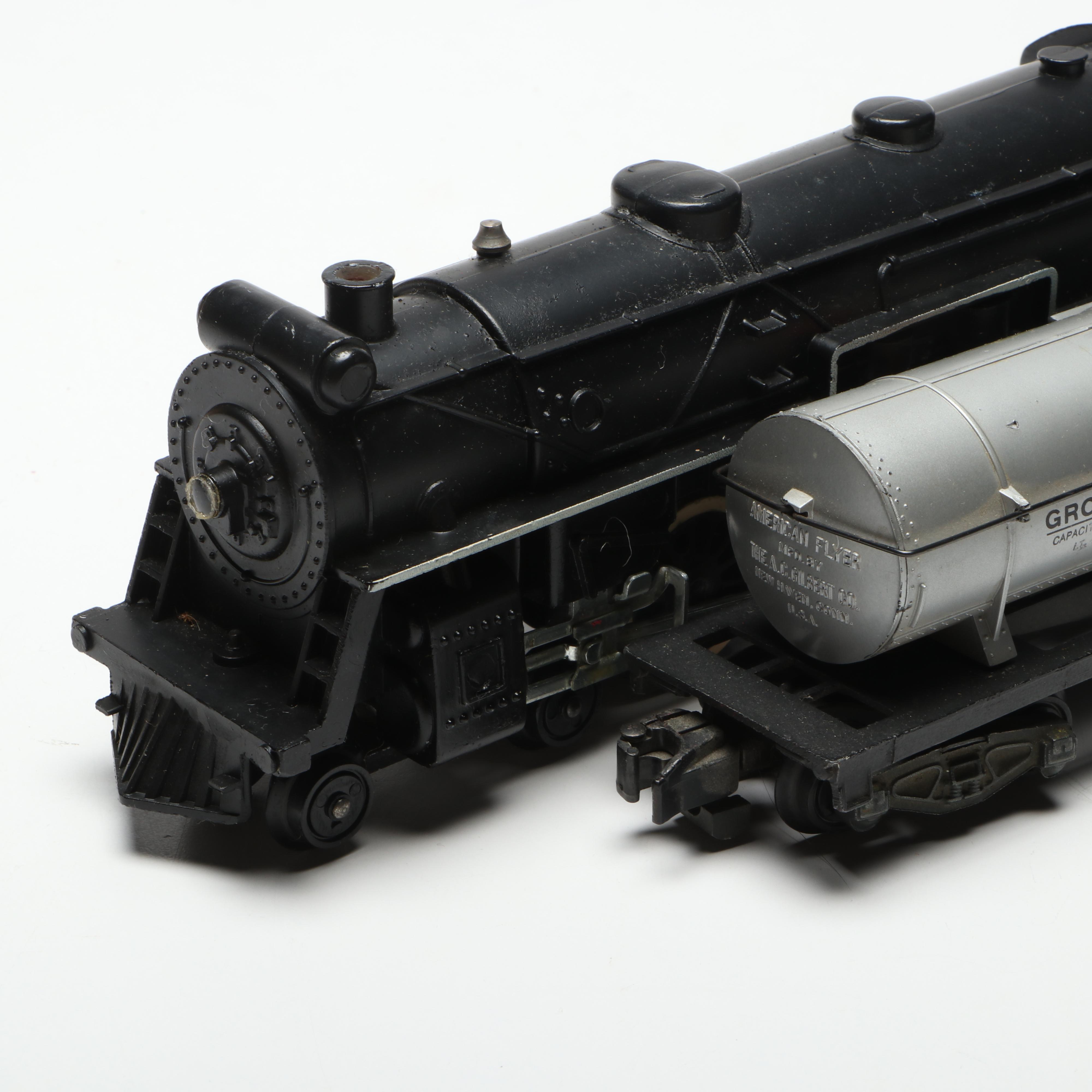 American Flyer Train Cars and Tracks with Transformer and Uncoupler